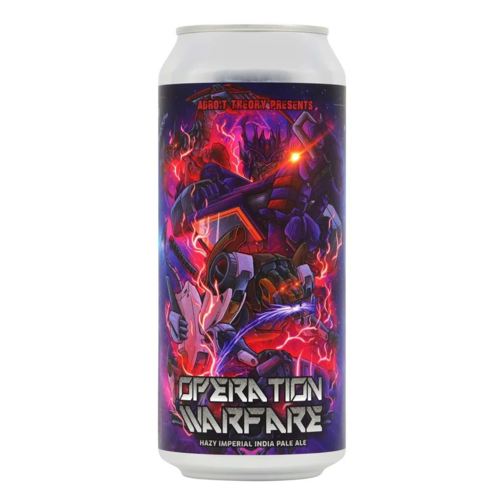 Adroit Theory Operation: Warfare 2 - Sedition Hazy Imperial IPA 0,473l 8.3% 0.473L, Beer