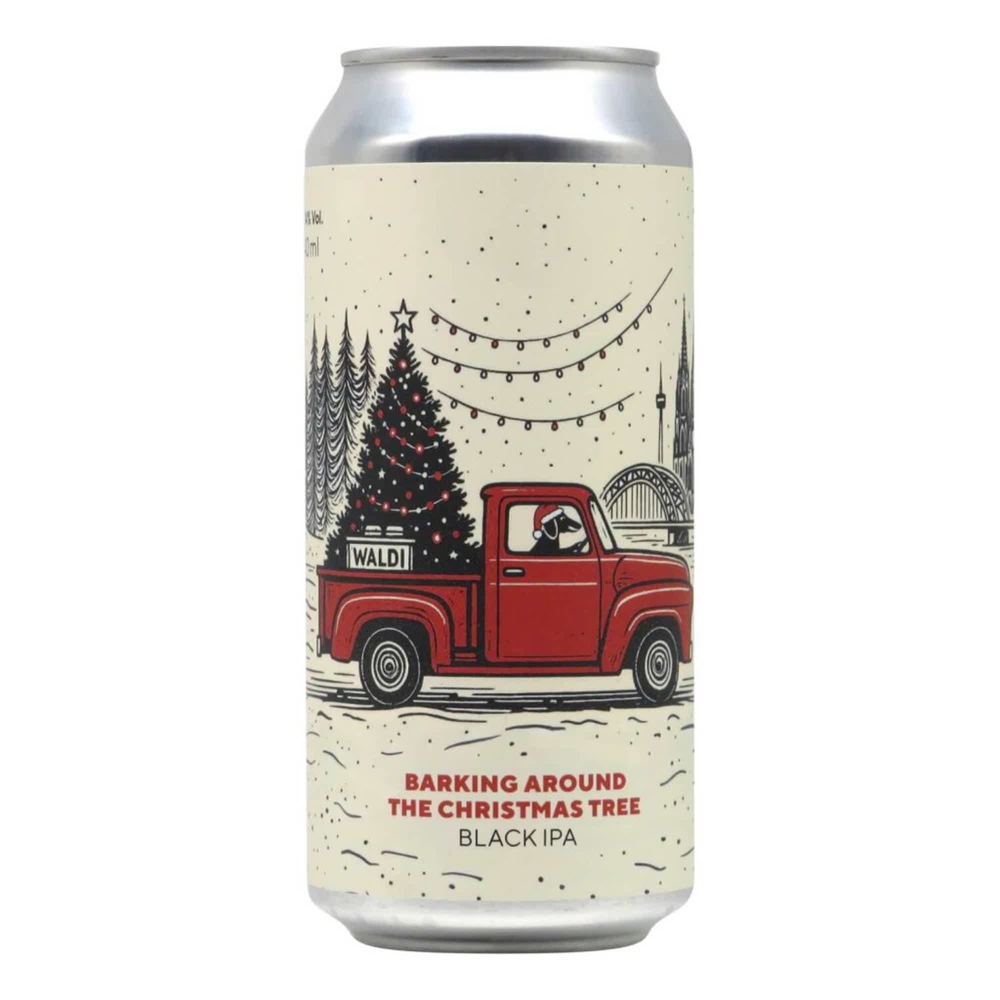 Lieber Waldi Barking Around The Christmas Tree Black IPA 0,44l 7.4% 0.44L, Beer