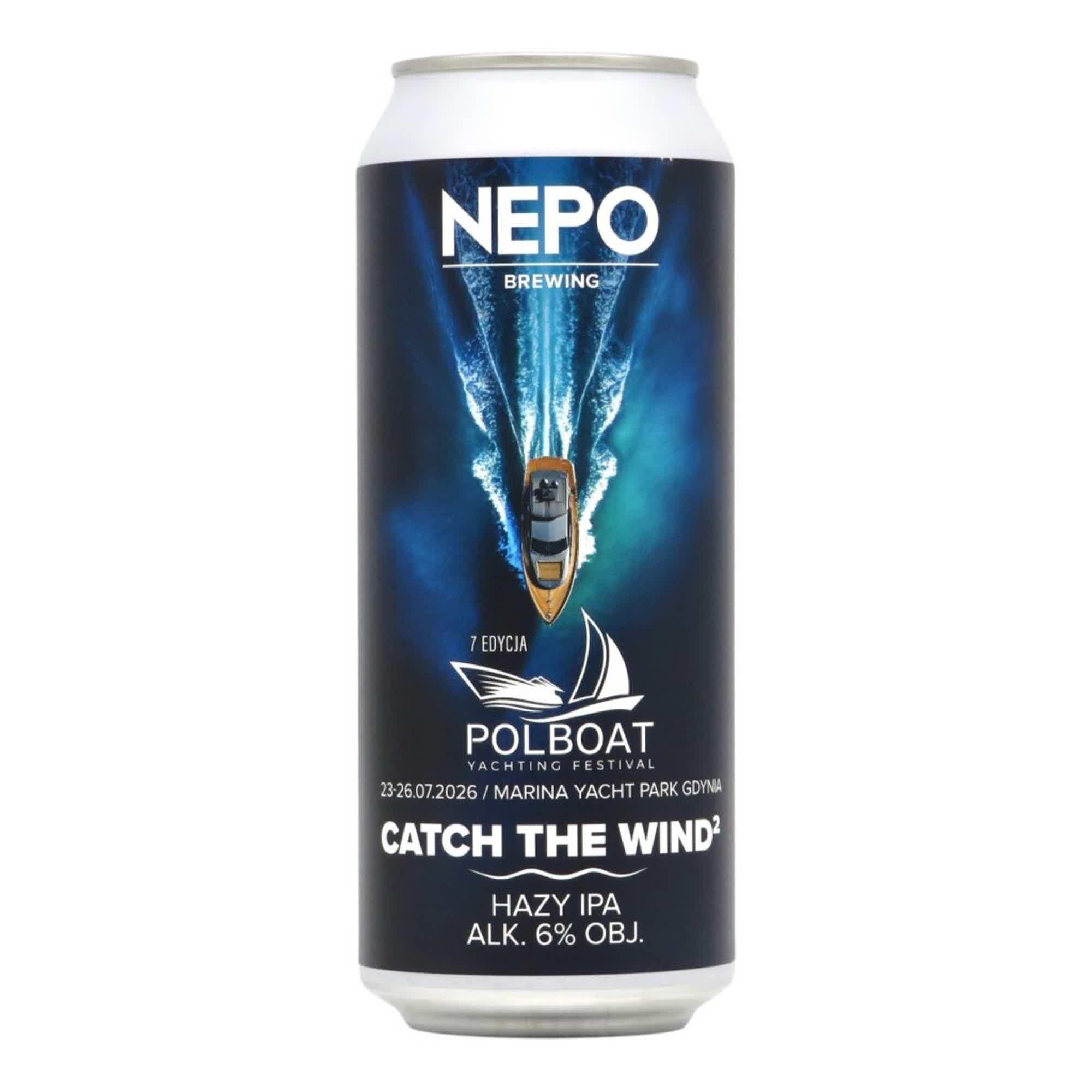 Nepomucen Catch the Wind² (Polboat 2026) Hazy IPA 0,5l 6.0% 0.5L, Beer