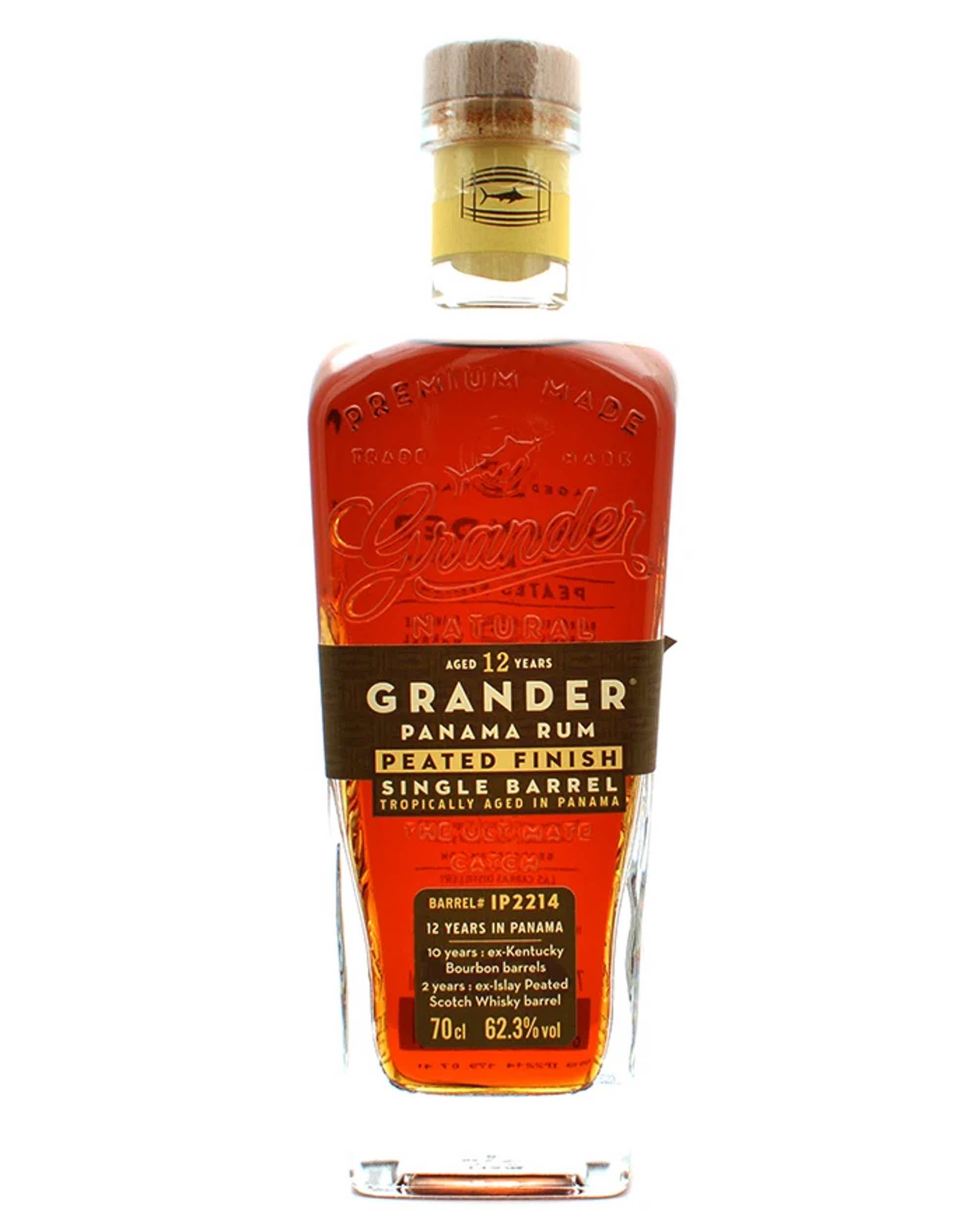 Grander Rum - 12y Peated Cask 63.0% 0.7L, Spirits