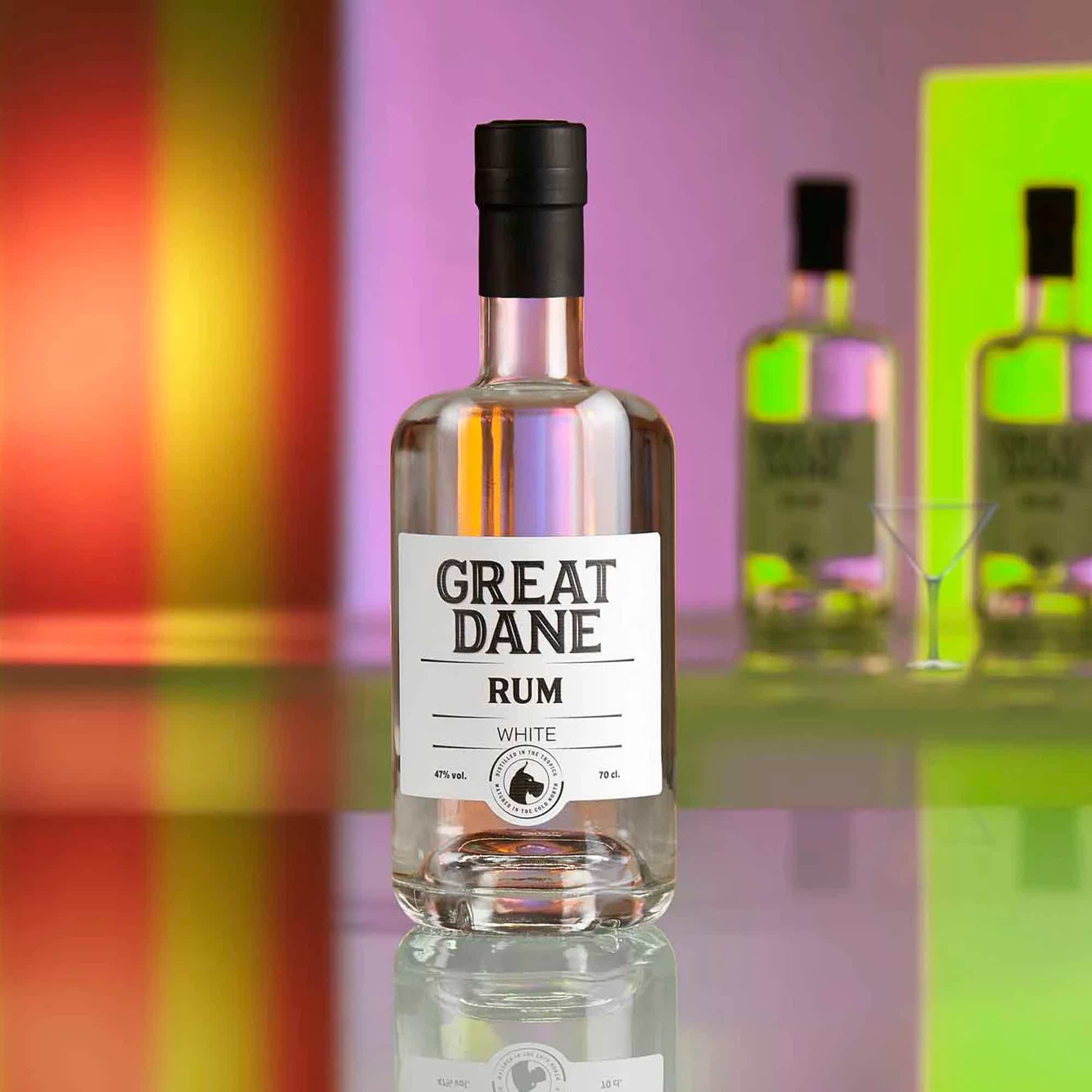 Skotlander - Great Dane White Rum 47.0% 0.7L, Spirits