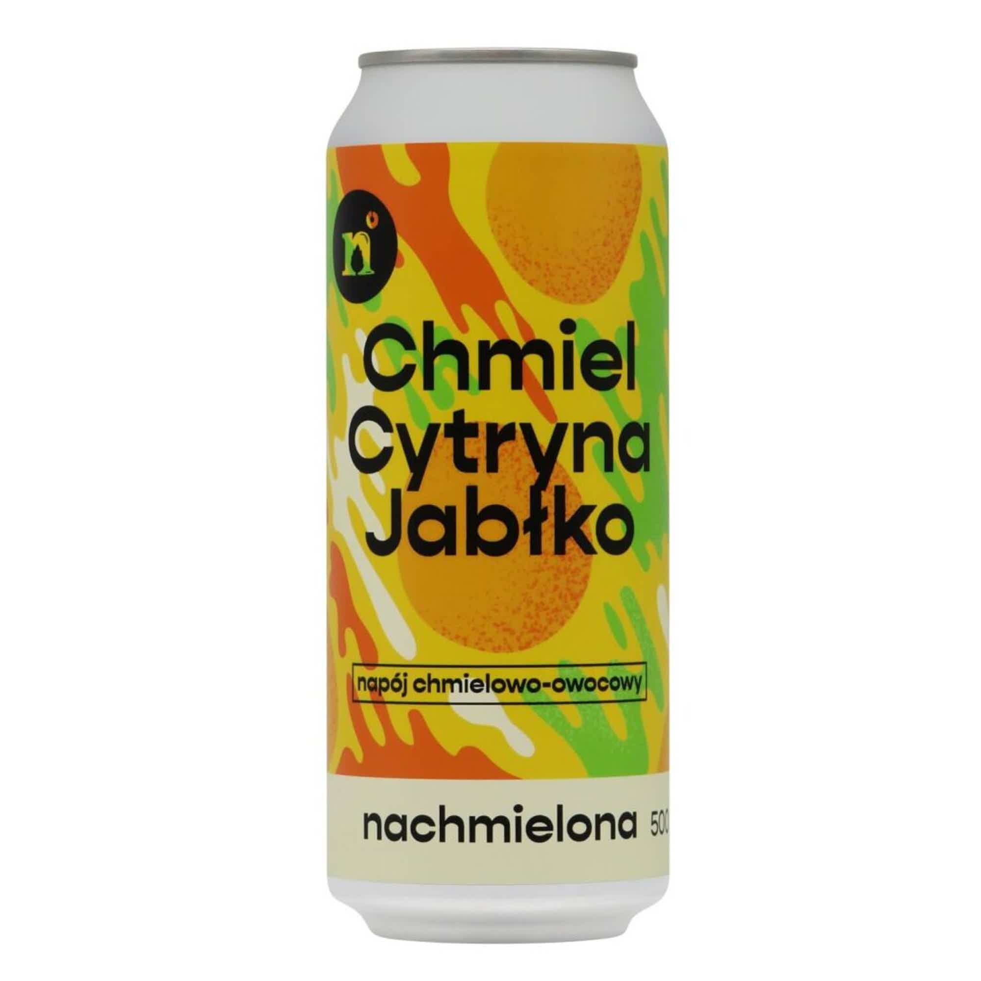 Nepomucen Nachmielona Hop x Lemon x Apple Non-Alcoholic Hop Water 0,5l 0.0% 0.5L, Beer