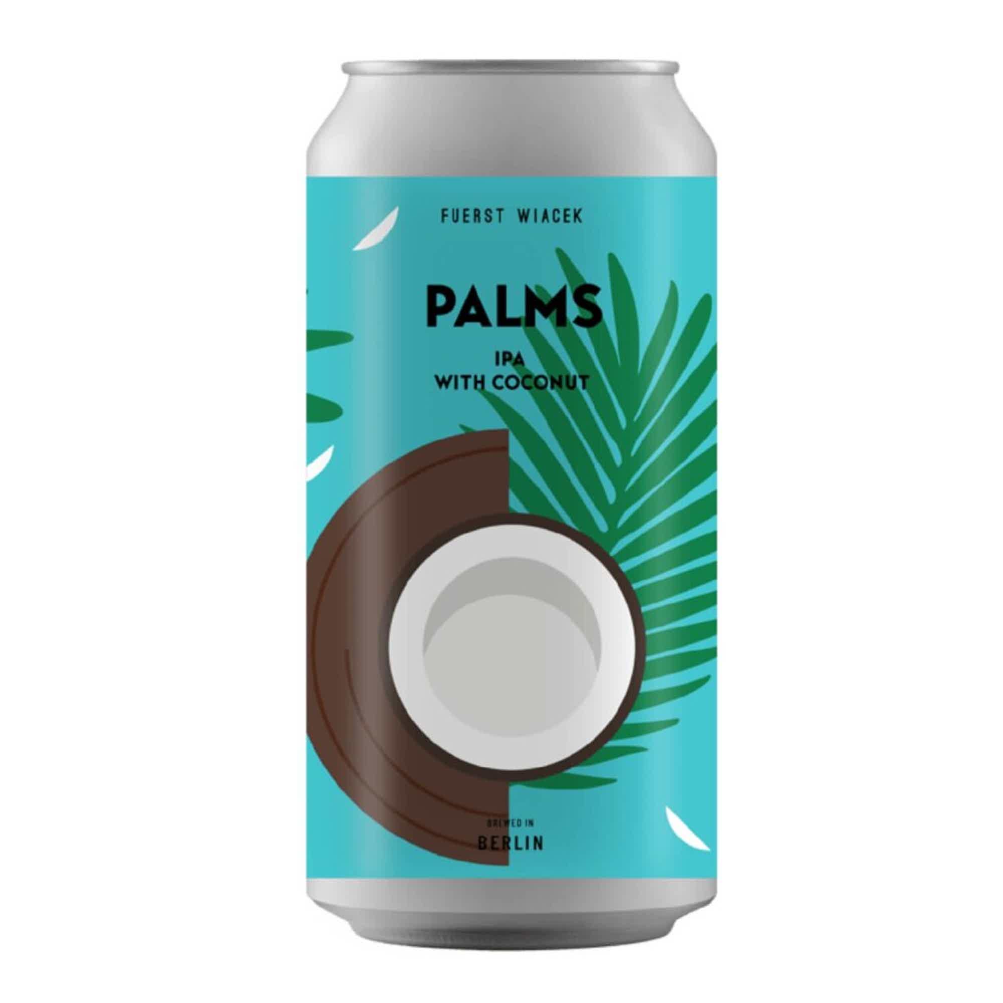 Fuerst Wiacek x Finback Palms IPA With Coconut (NEW BATCH 26) 0,44l 6.8% 0.44L, Beer