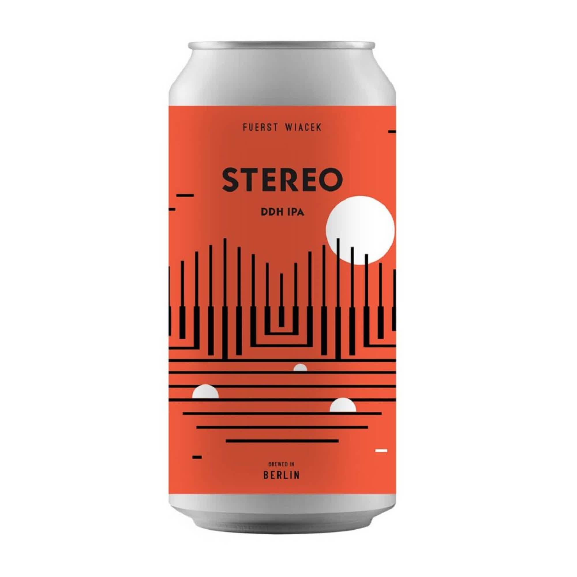 Fuerst Wiacek Stereo DDH IPA (NEW BATCH 25) 0,44l 6.8% 0.44L, Beer