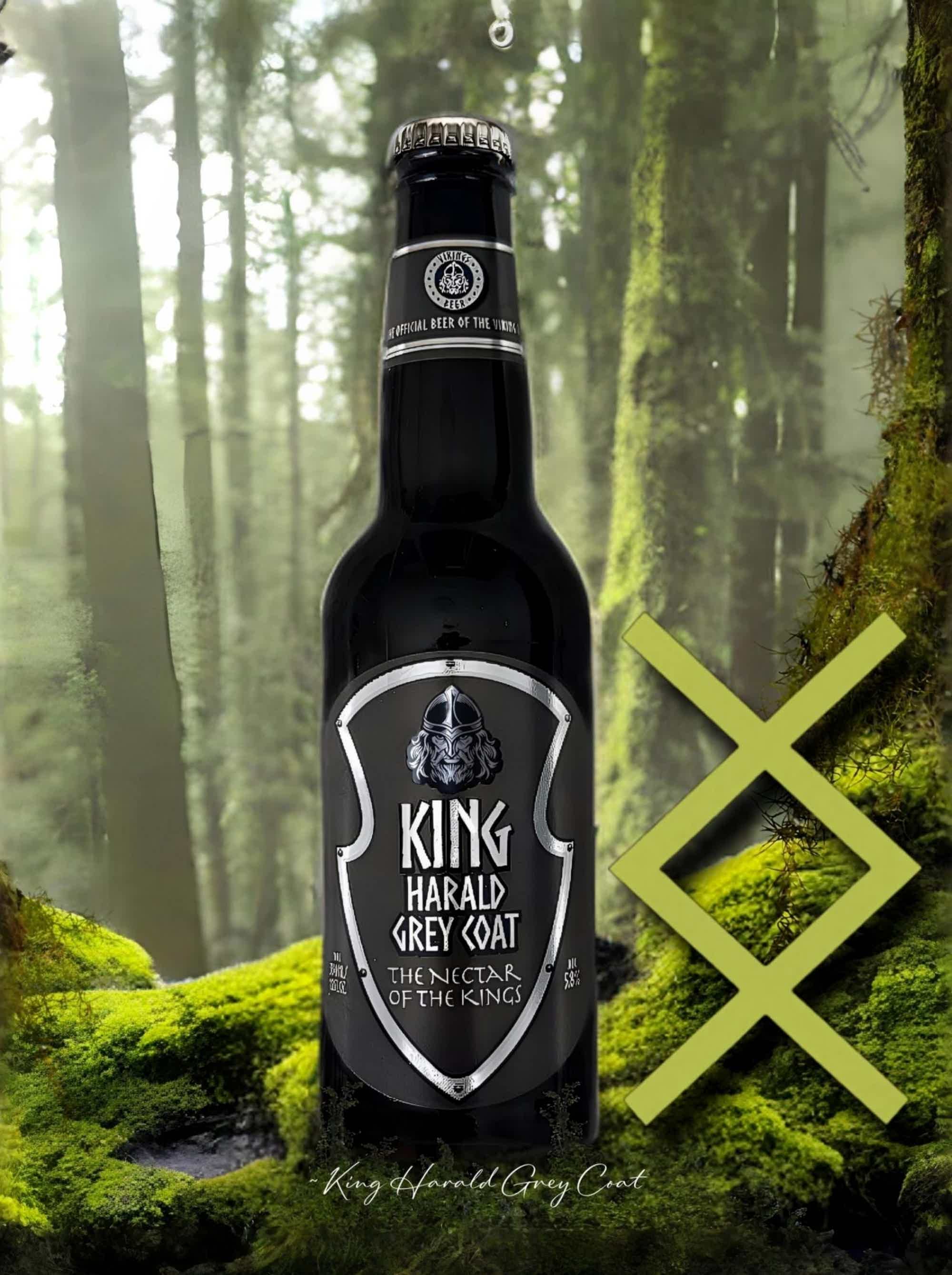 Beer King Harald Grey Coat 5,8% 0.33 l 5.8% 0.33L, Beer