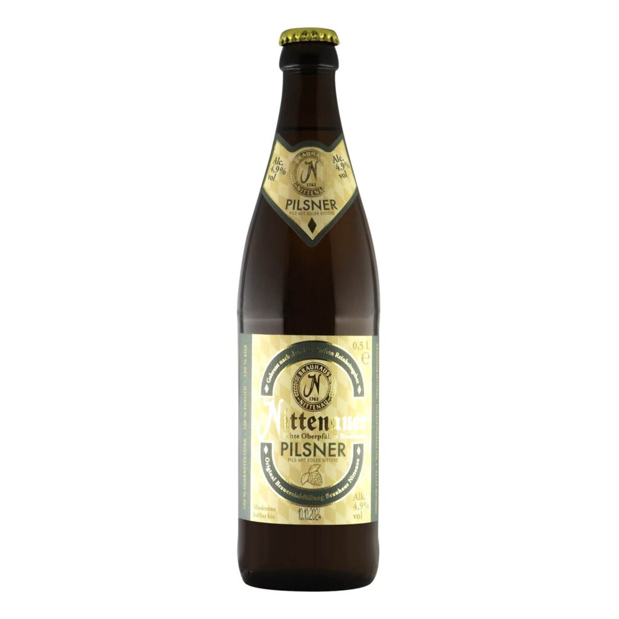 Nittenauer Pilsner 0,5l 4.9% 0.5L, Beer