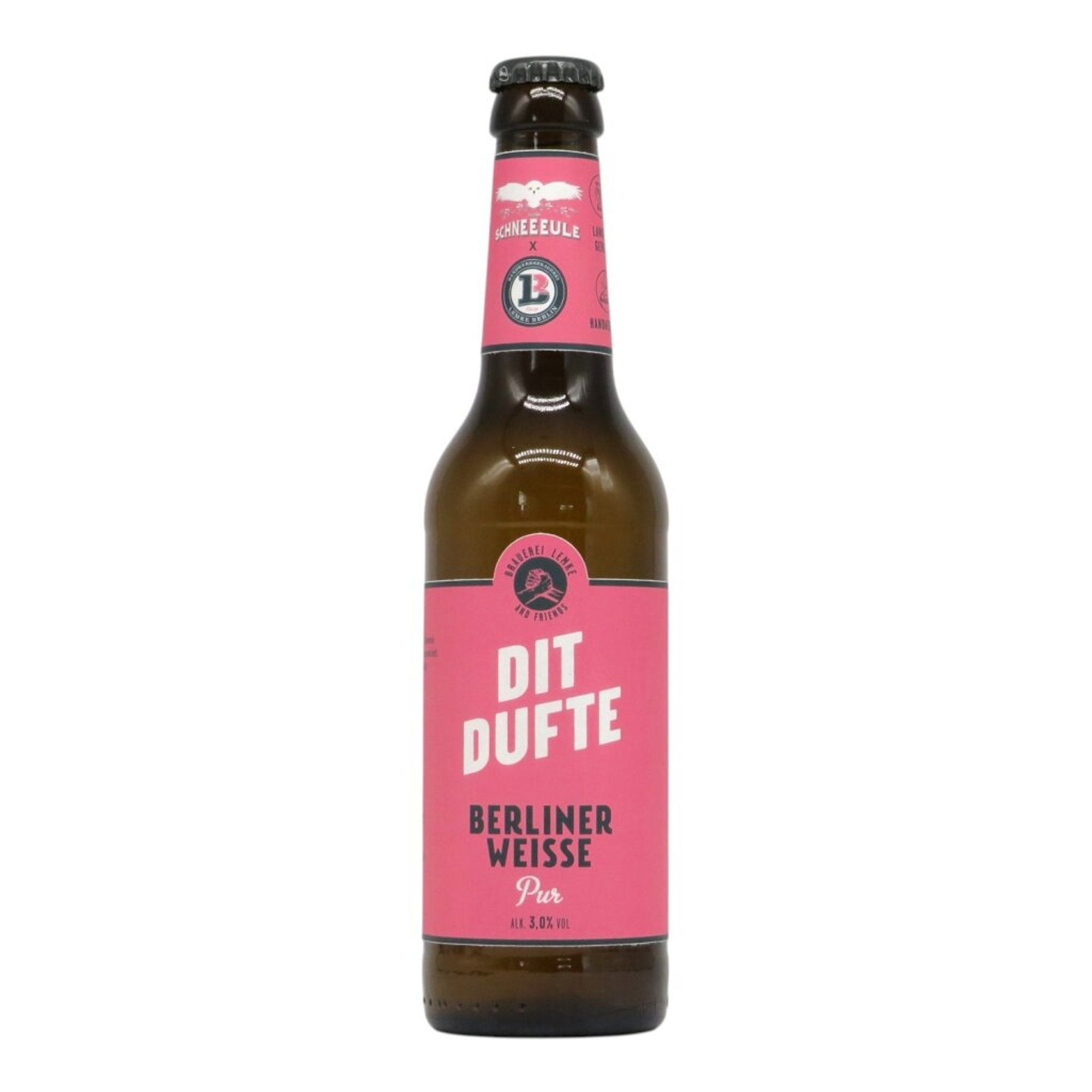 Lemke x Schneeeule Dit Dufte Berliner Weisse Pur 0,33l 3.0% 0.33L, Beer