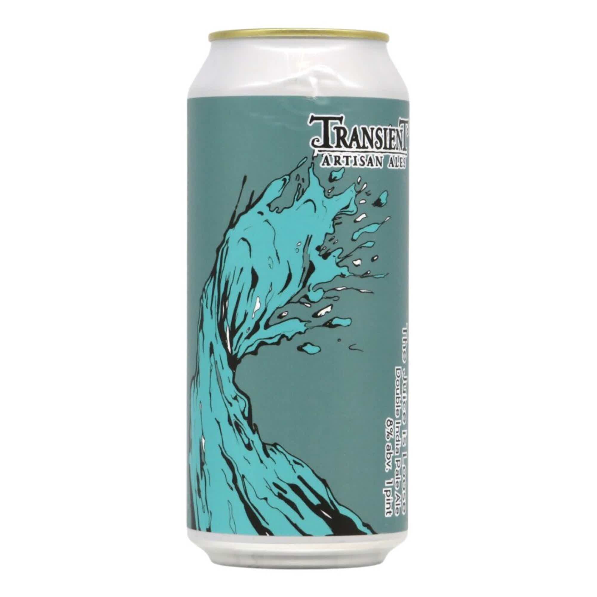 Transient The Juice Is Loose Double NEIPA 0,473l 8.0% 0.473L, Beer