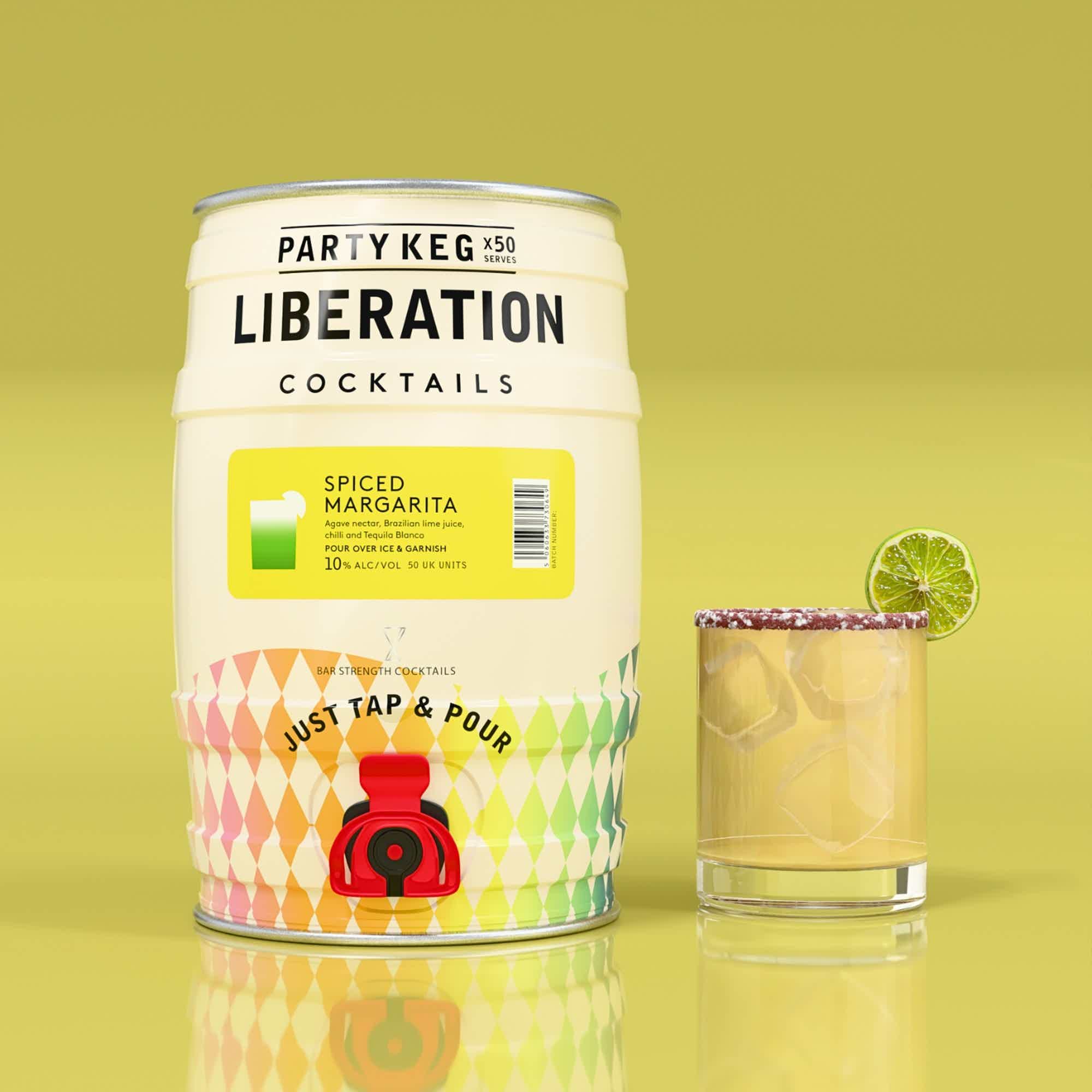 Spiced Margarita 5L Party Keg 10.0% 5.0L, Spirits