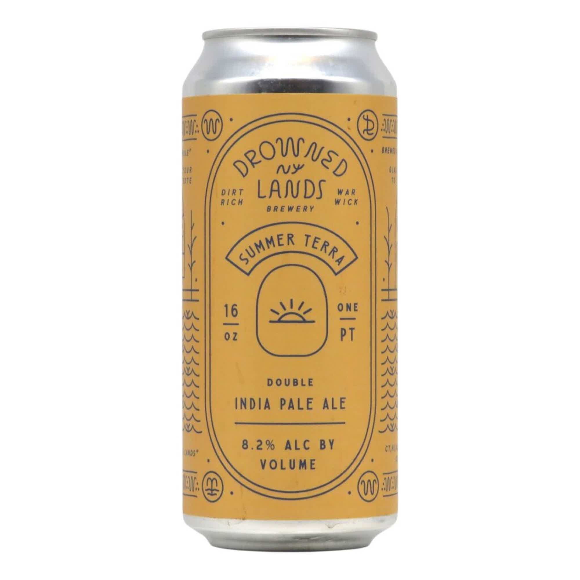 The Drowned Lands Summer Terra Double NEIPA 0,473l 8.2% 0.473L, Beer