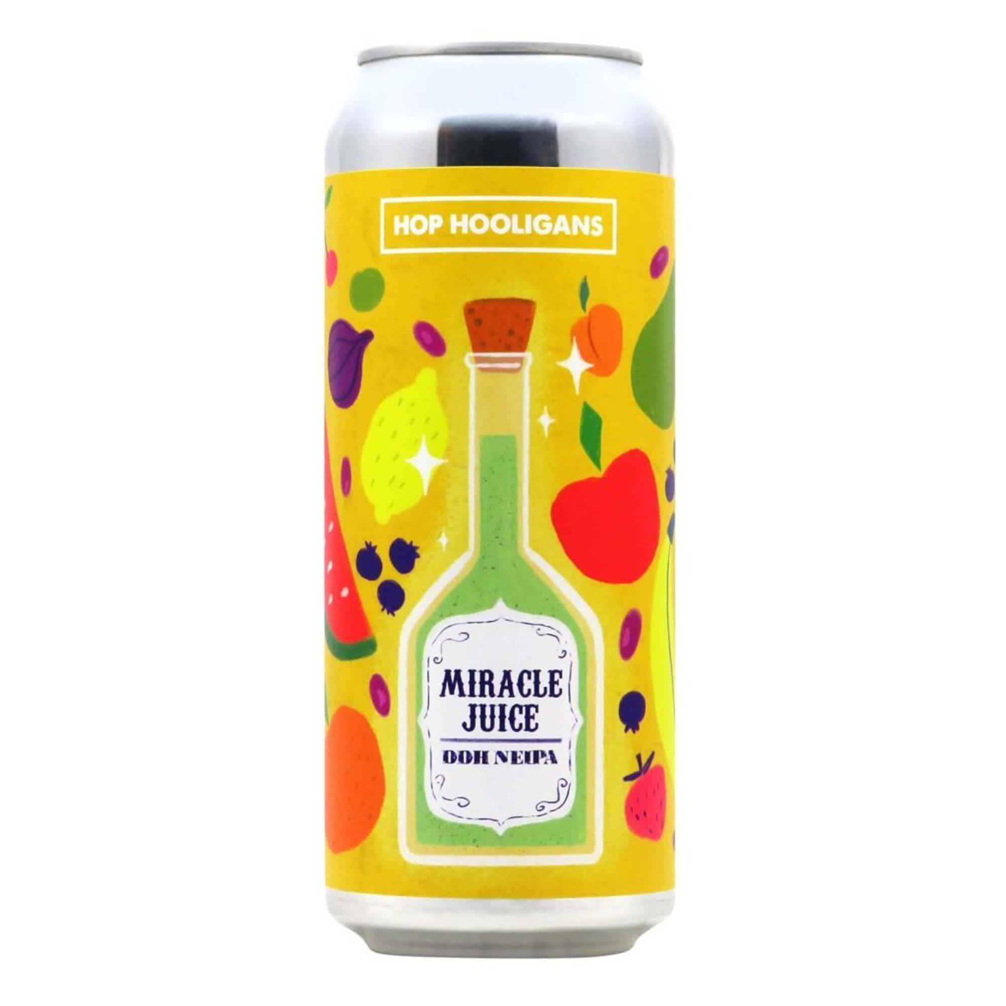 Hop Hooligans Miracle Juice DDH NEIPA 0,5l 6.0% 0.5L, Beer