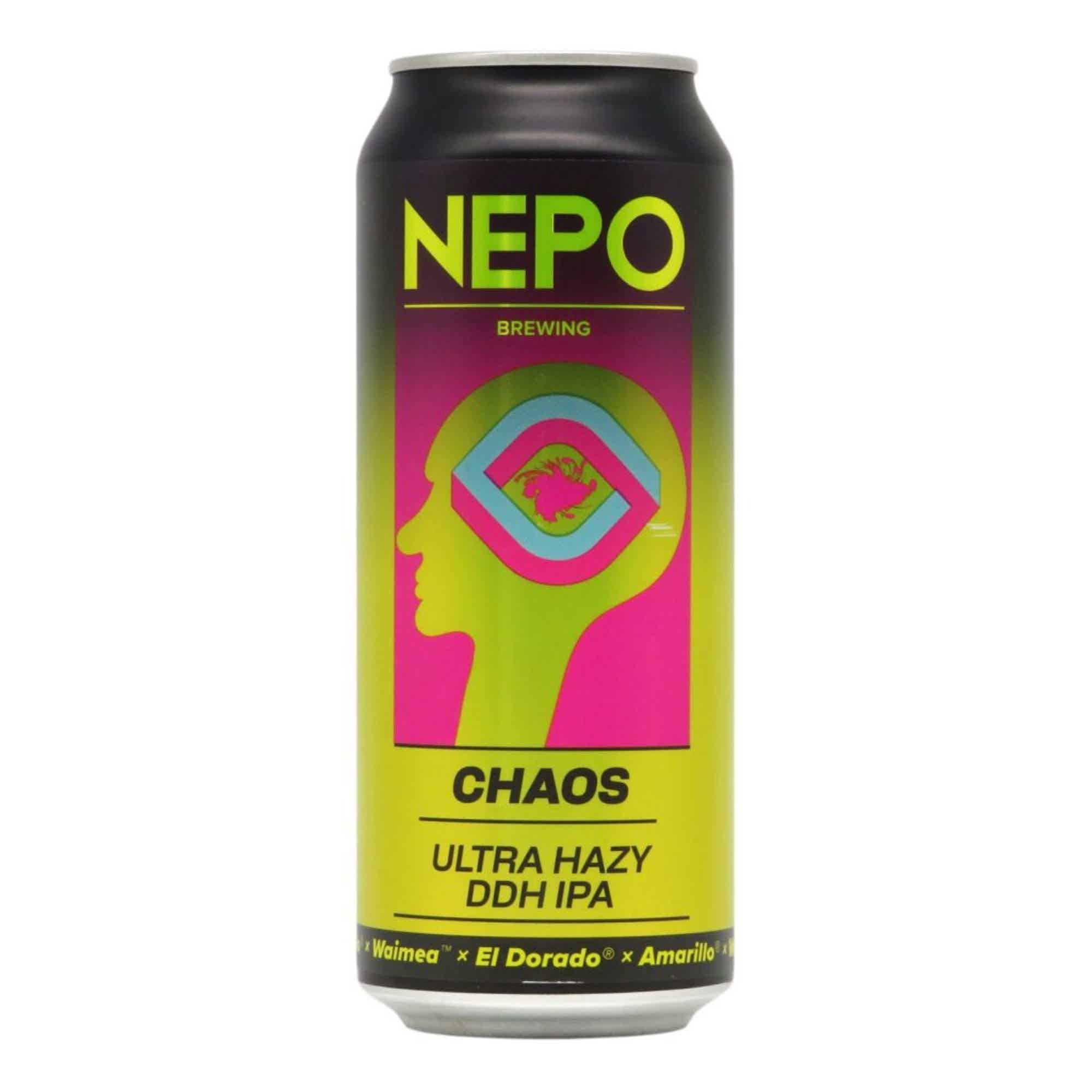 Nepomucen Gold Series: Chaos Ultra Hazy DDH IPA 0,5l 6.7% 0.5L, Beer