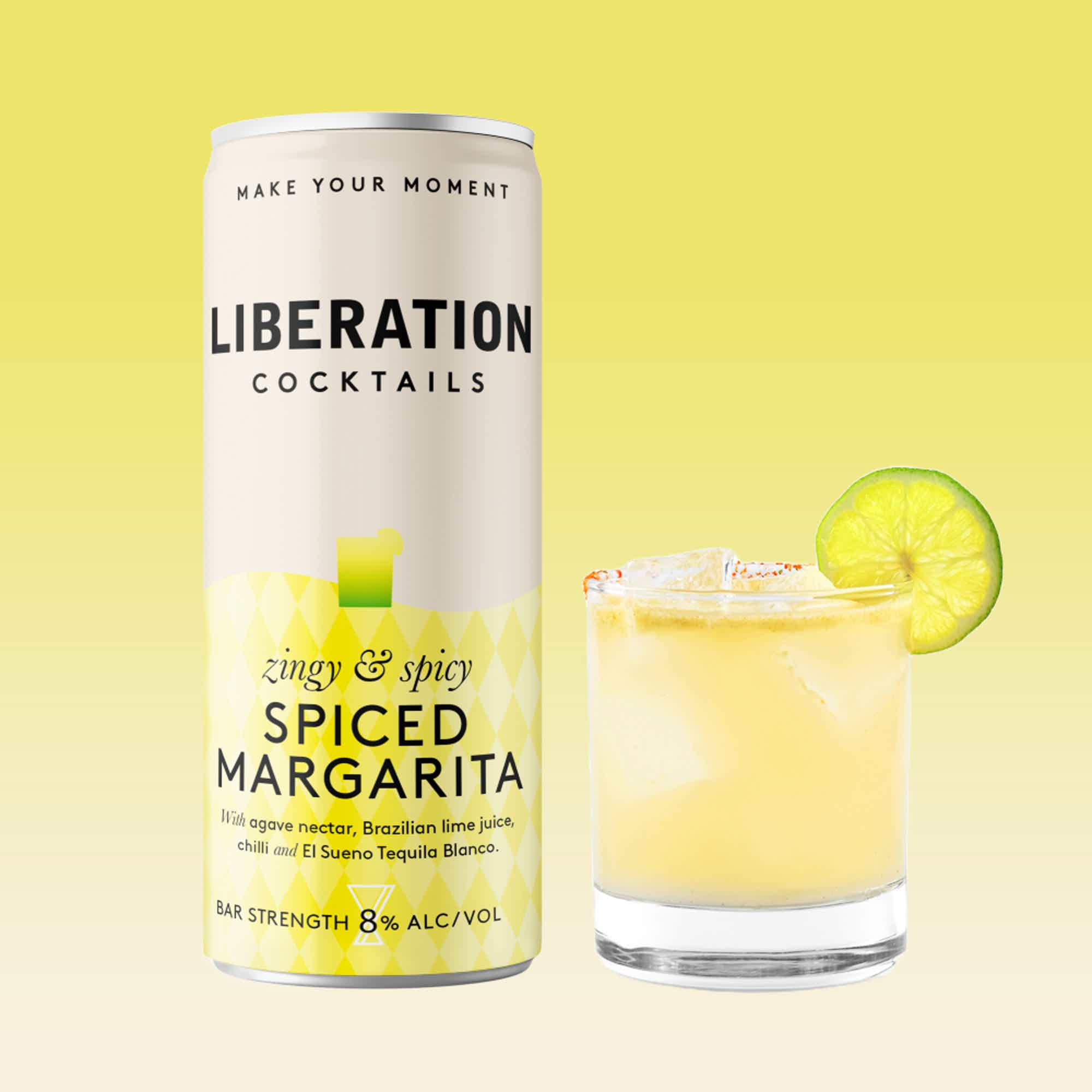 Spiced Margarita 12 Can Pack: Spiced Margarita 200ml can