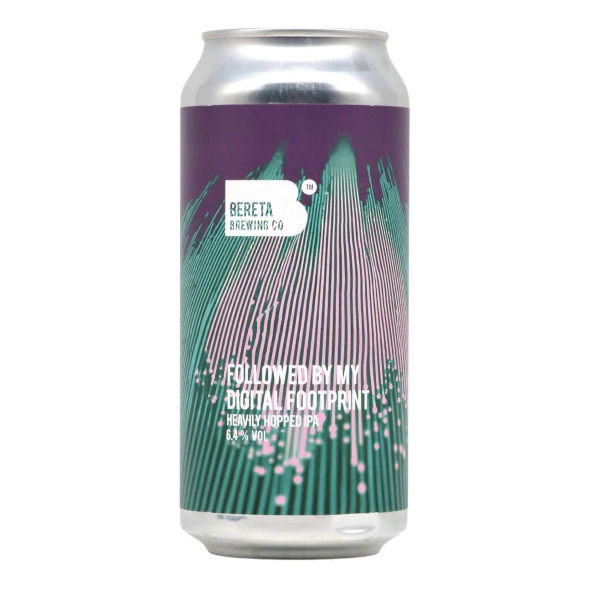 Bereta Followed By My Digital Footprint Heavily Hopped IPA 0,44l 6.4% 0.44L, Beer