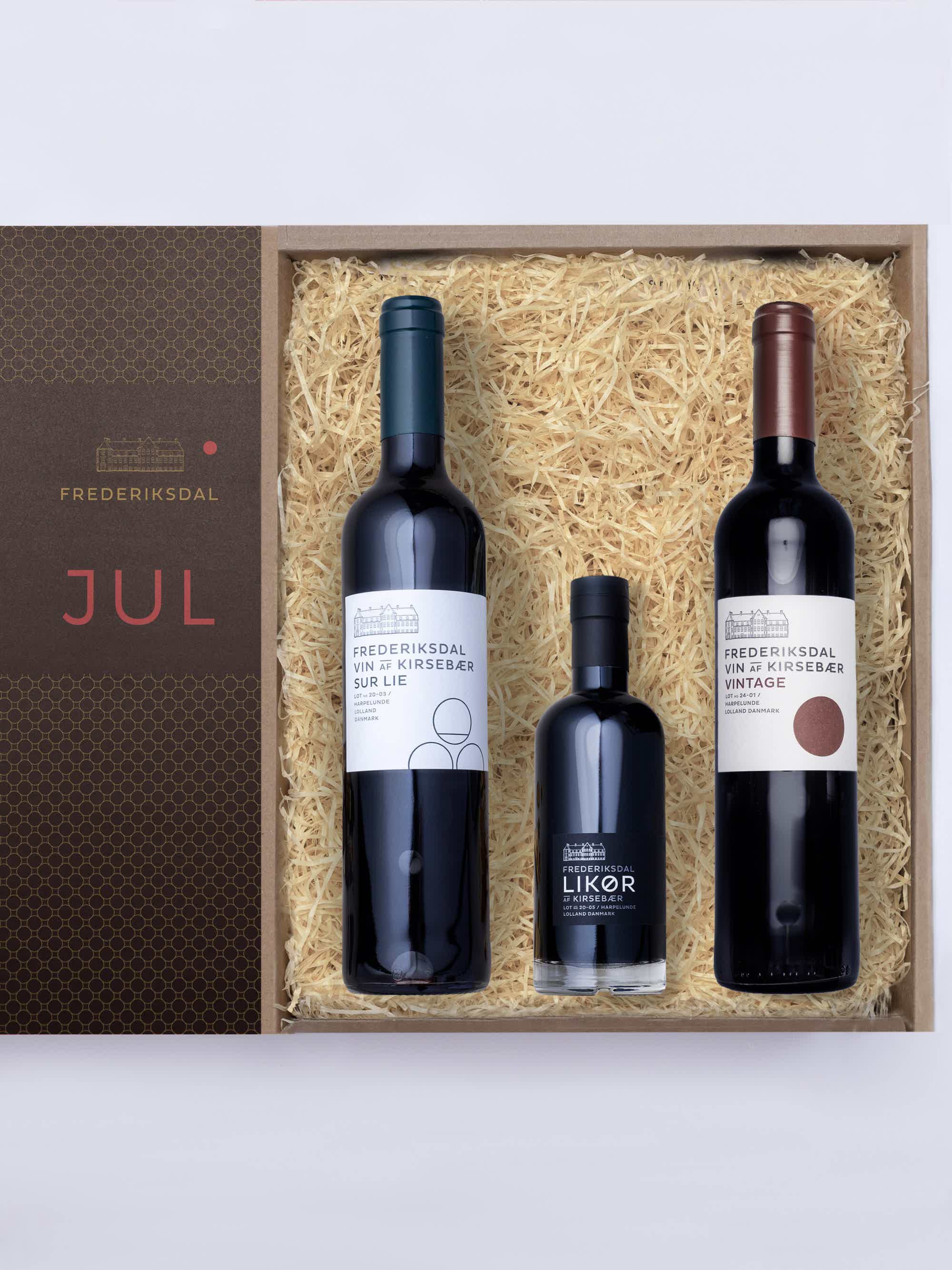 Frederiksdal Weihnachtswein: FREDERIKSDAL SUR LIE, Frederiksdal Likør small, Frederiksdal Vintage
