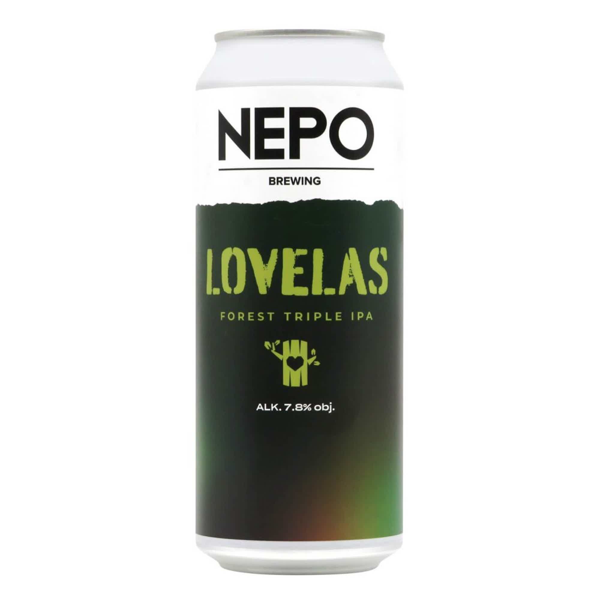 Nepomucen LoveLAS Triple Forest IPA 0,5l 7.8% 0.5L, Beer