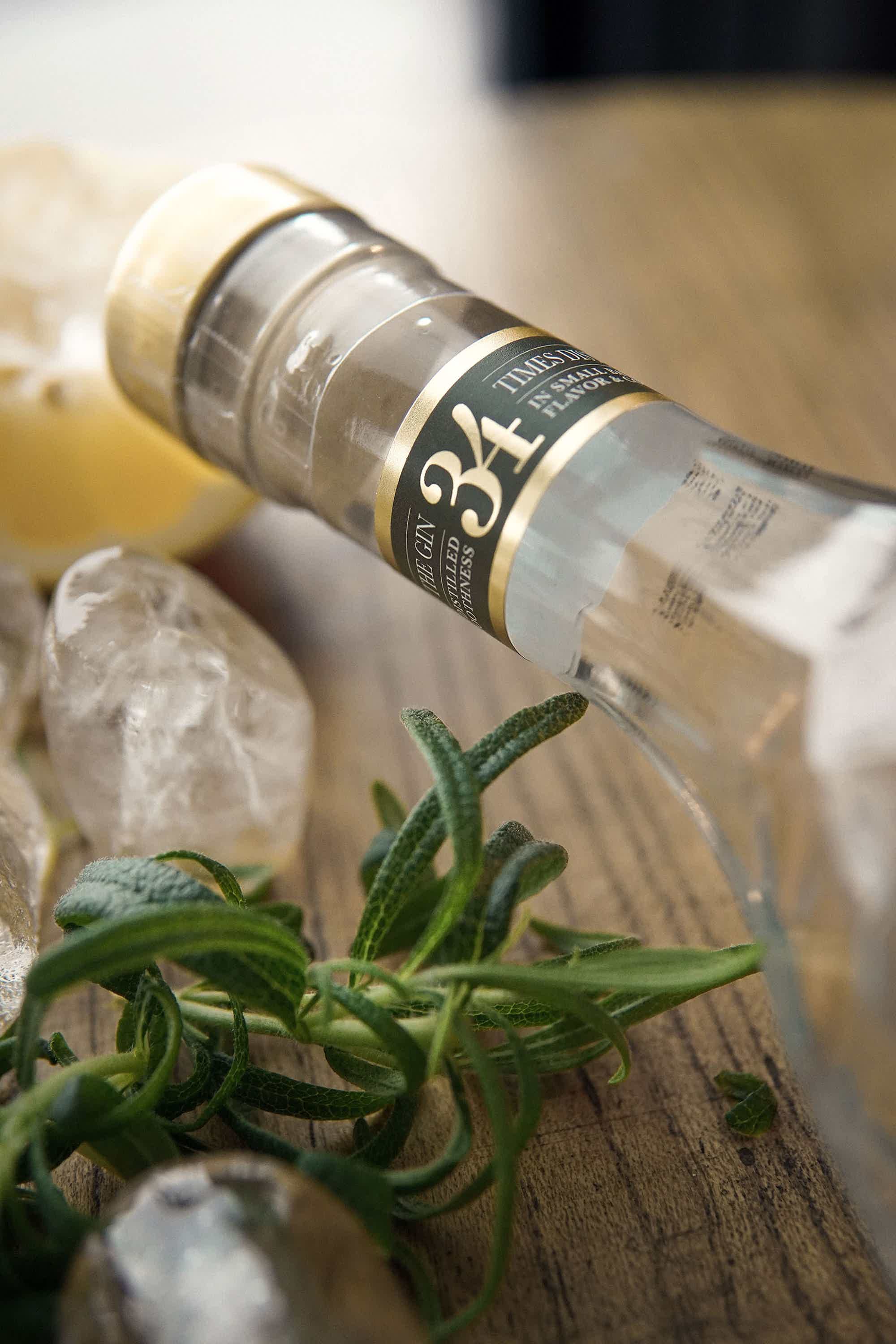 Purity London Dry Organic 34 Gin 700 ml 43.0% 0.7L, Spirits