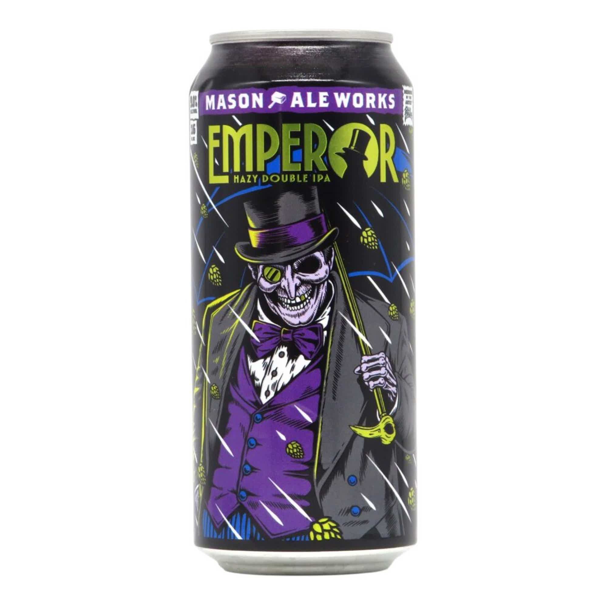 Mason Ale Works Emperor (Batman's Penguin-themed) Double NEIPA 0,473l 9.0% 0.473L, Beer
