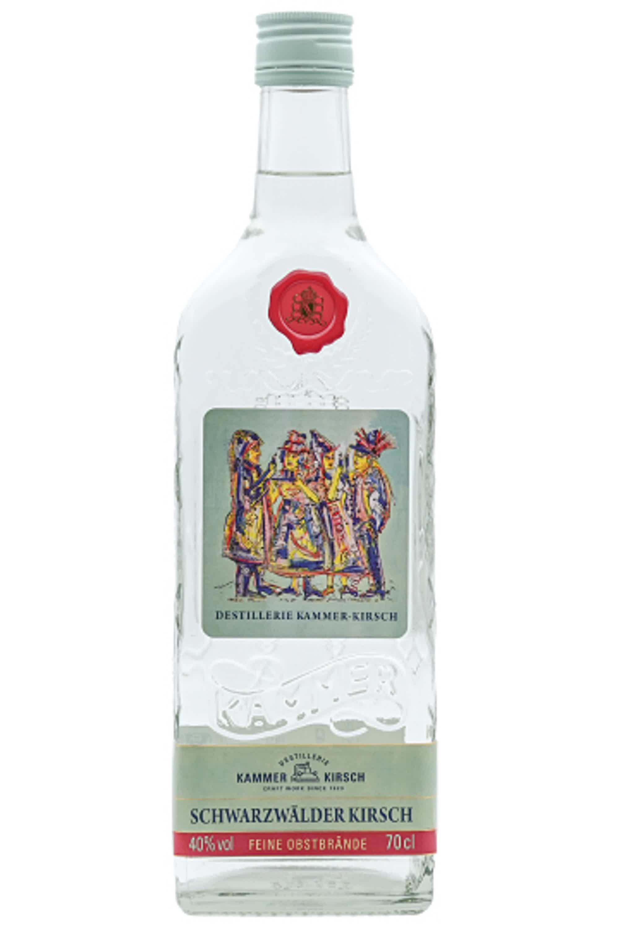 Schwarzwälder Kirschwasser (Fruit Brandy distilled from Black Forest Cherries) 40.0% 0.7L, Spirits