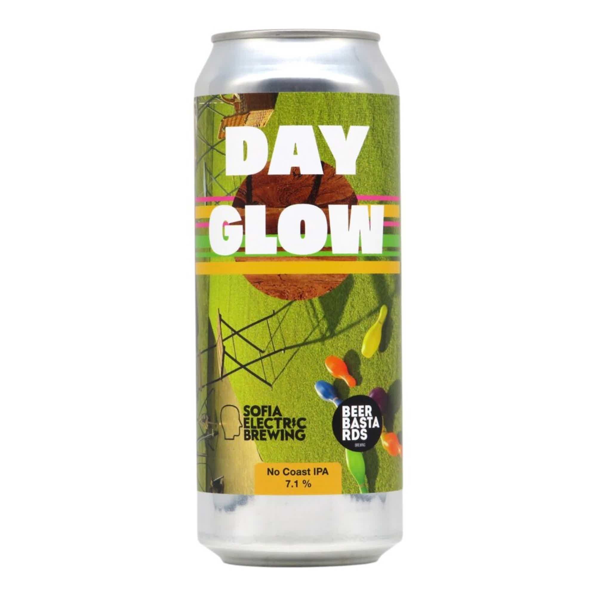 Sofia Electric/Beer Bastards Day Glow No Coast IPA 0,5l 7.1% 0.5L, Beer
