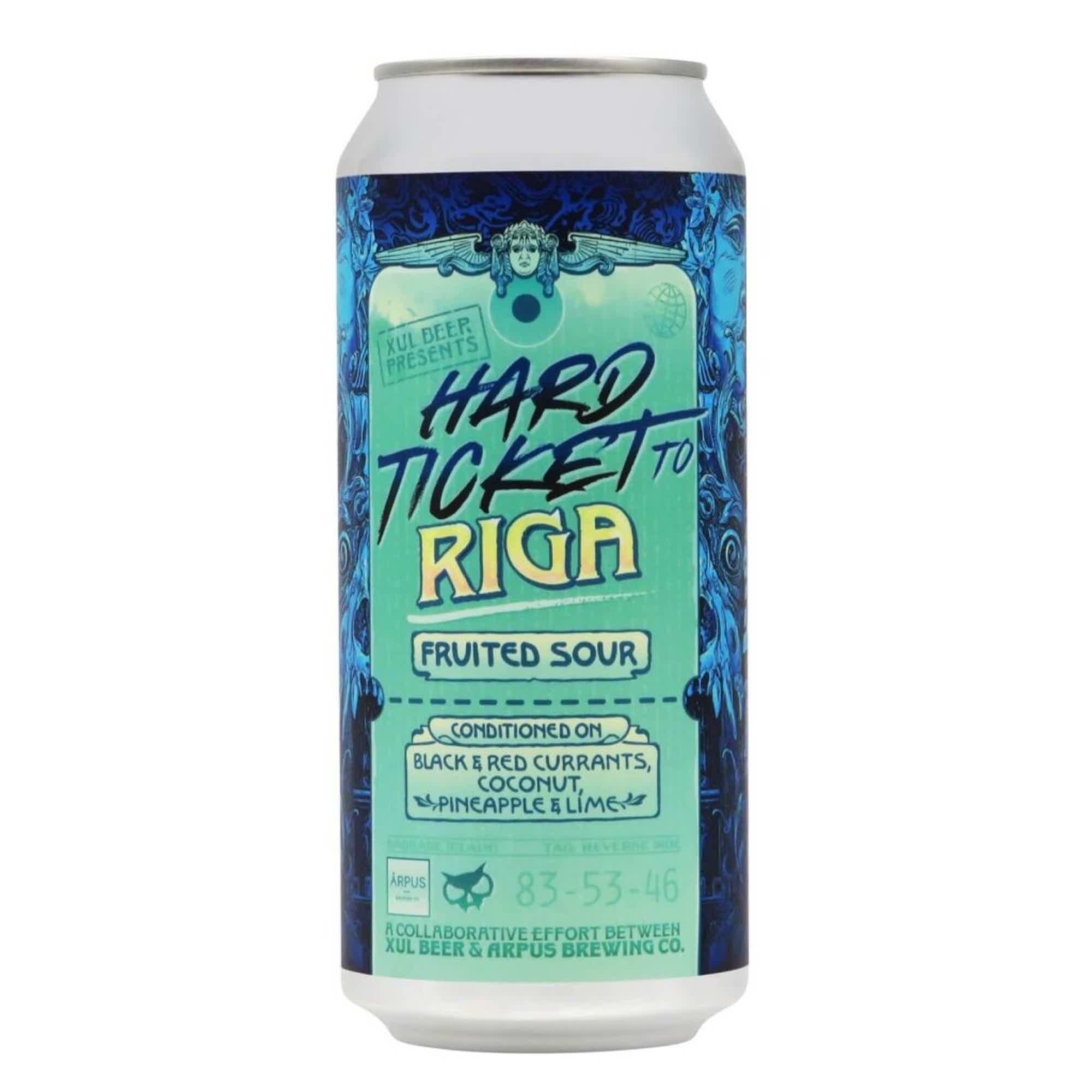 Xul/Ärpus Hard Ticket To Riga Fruited Sour 0,473l 6.2% 0.473L, Beer
