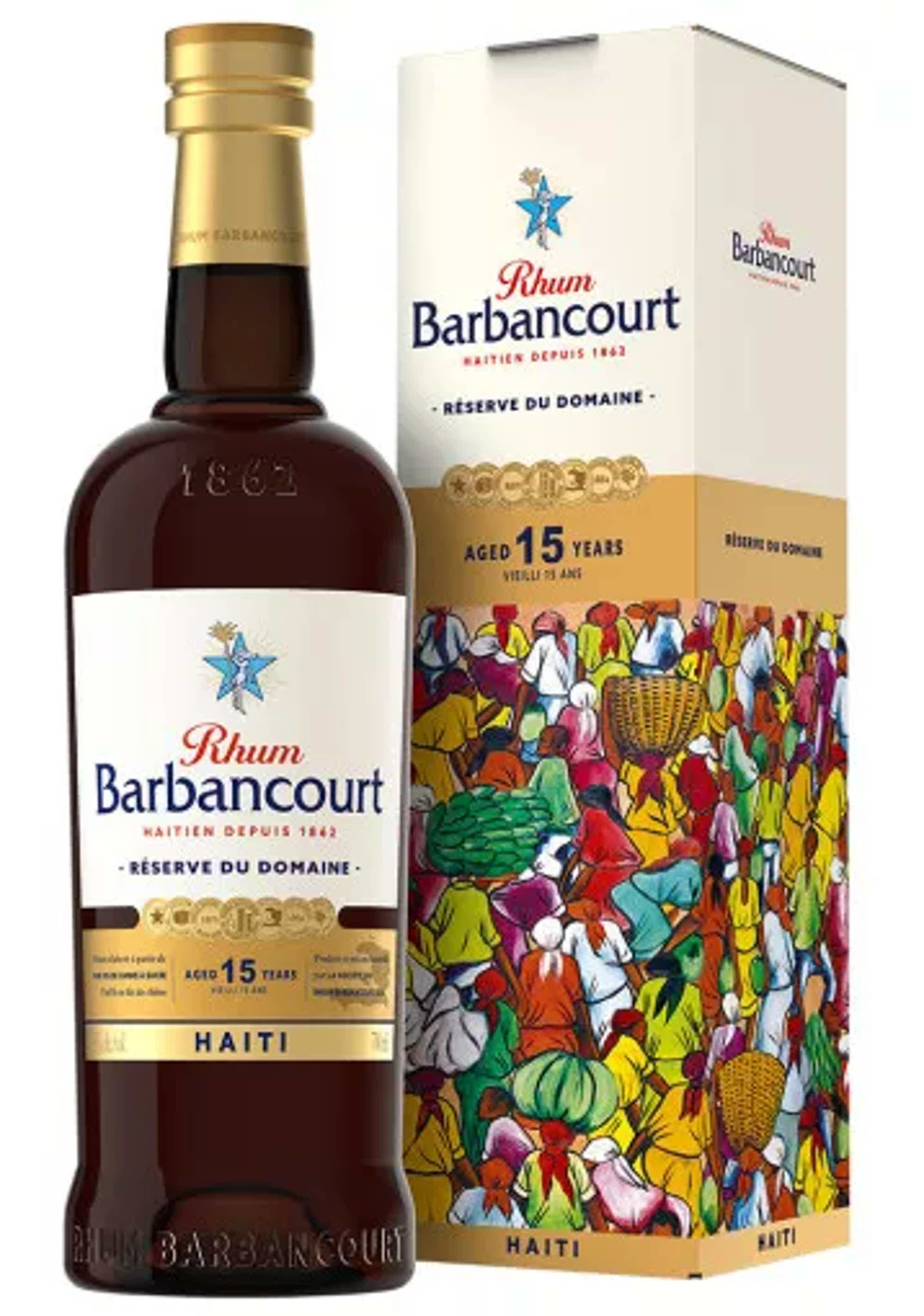 Rhum Barbancourt Reserve du Domaine 15 YO 43.0% 0.7L, Spirits