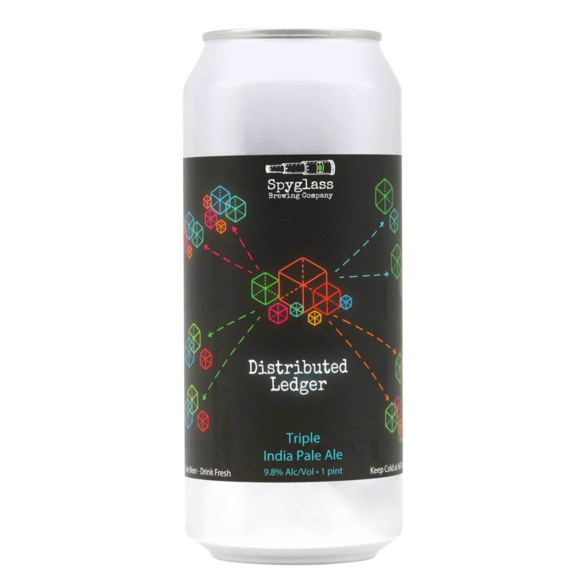Spyglass Distributed Ledger Triple New England IPA 0,473l 9.8% 0.473L, Beer