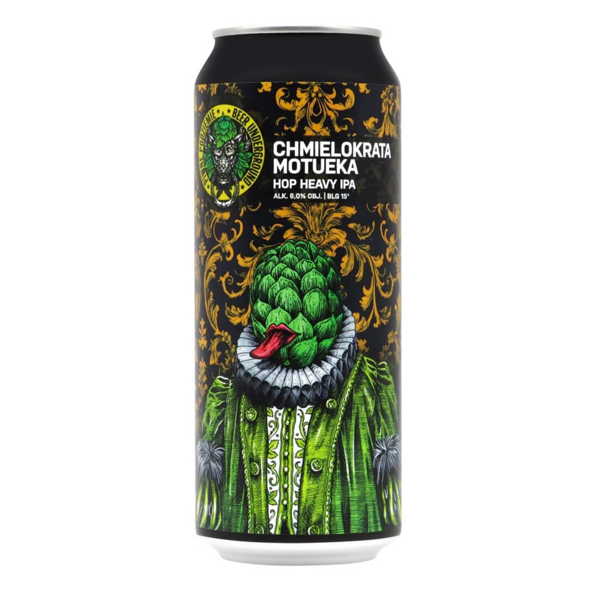 Beer Underground Chmielokrata Motueka Hop Heavy IPA 0,5l 6.0% 0.5L, Beer