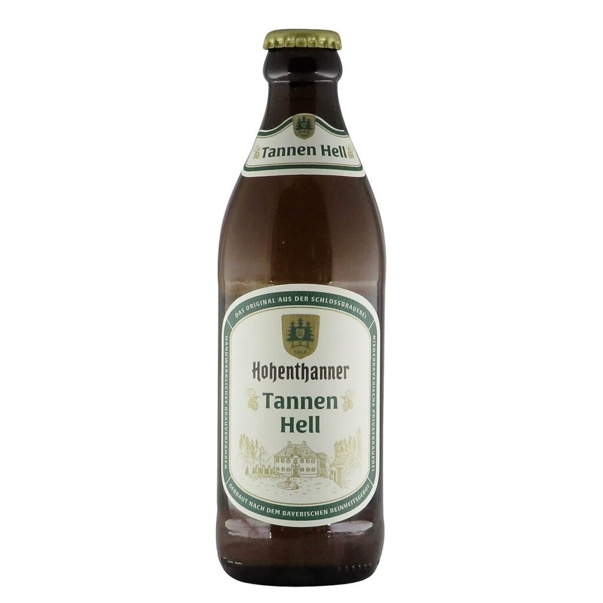Hohenthanner Tannen Hell 0,33l 5.0% 0.5L, Beer