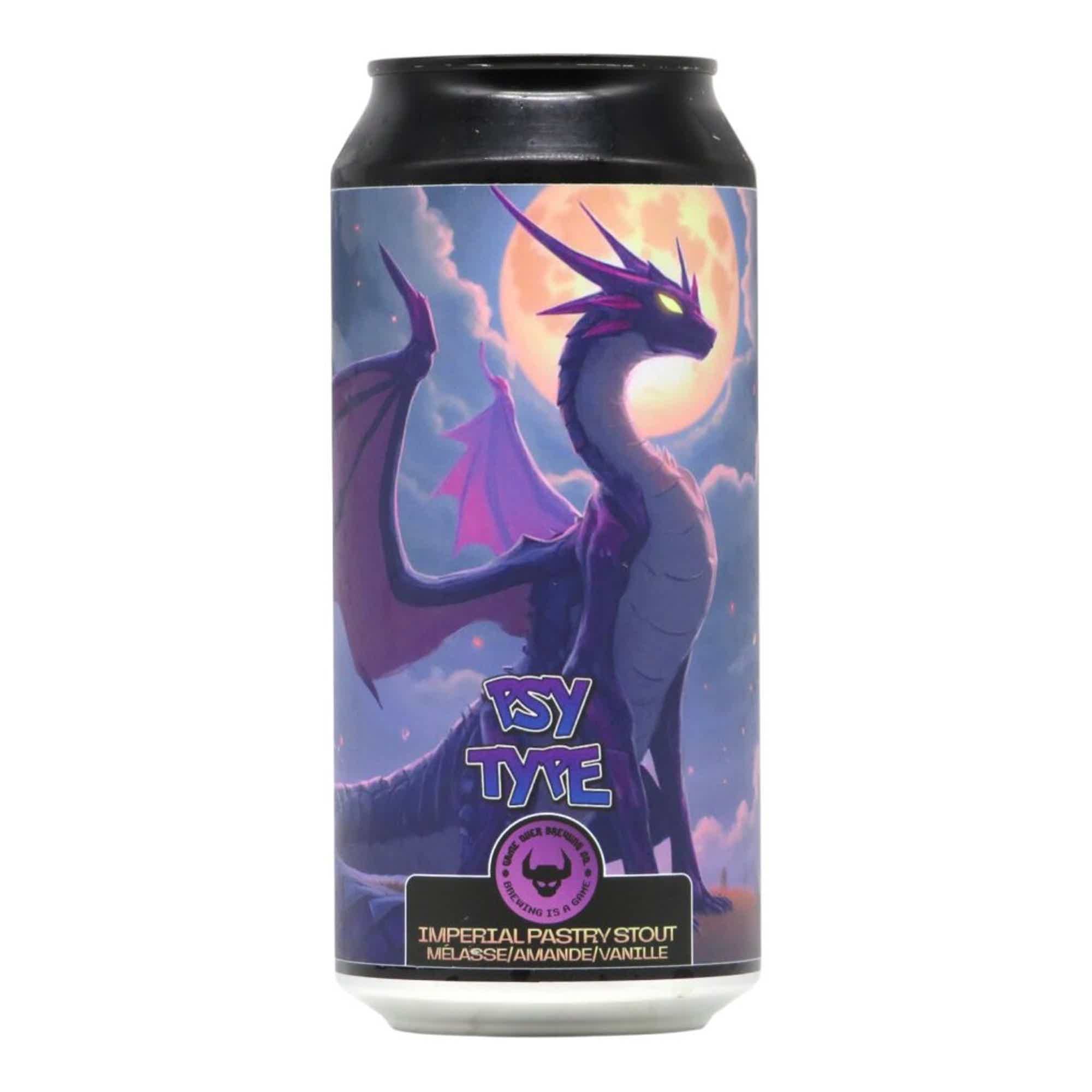 Game Over Psy Type Imperial Pastry Stout 0,44l 10.0% 0.44L, Beer