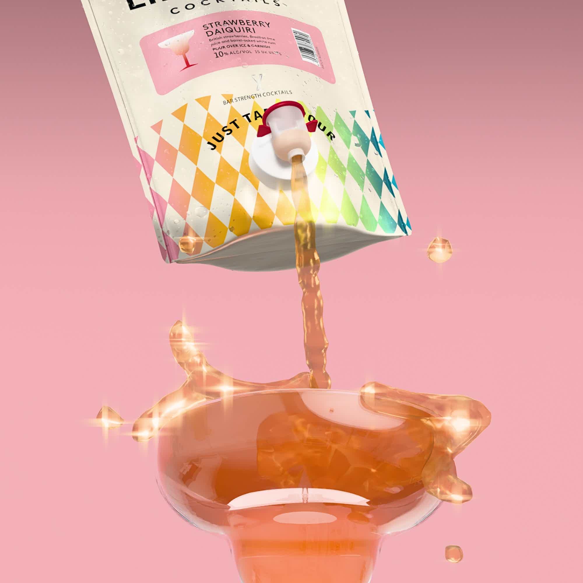 Strawberry Daiquiri 1.5L Pouch 10.0% 1.5L, Spirits