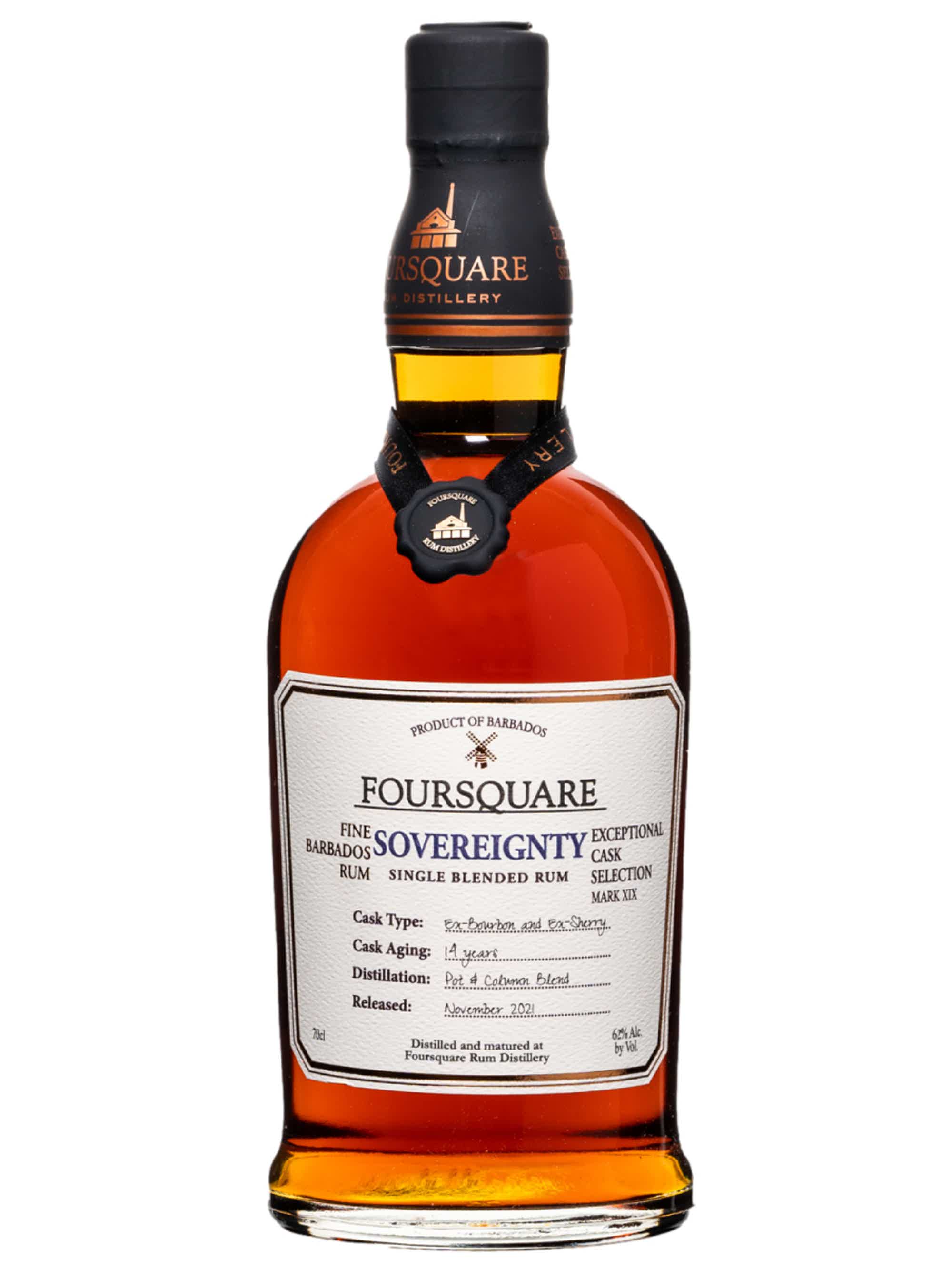 Foursquare Distillery ECS Soverignity 62.0% 0.7L, Spirits