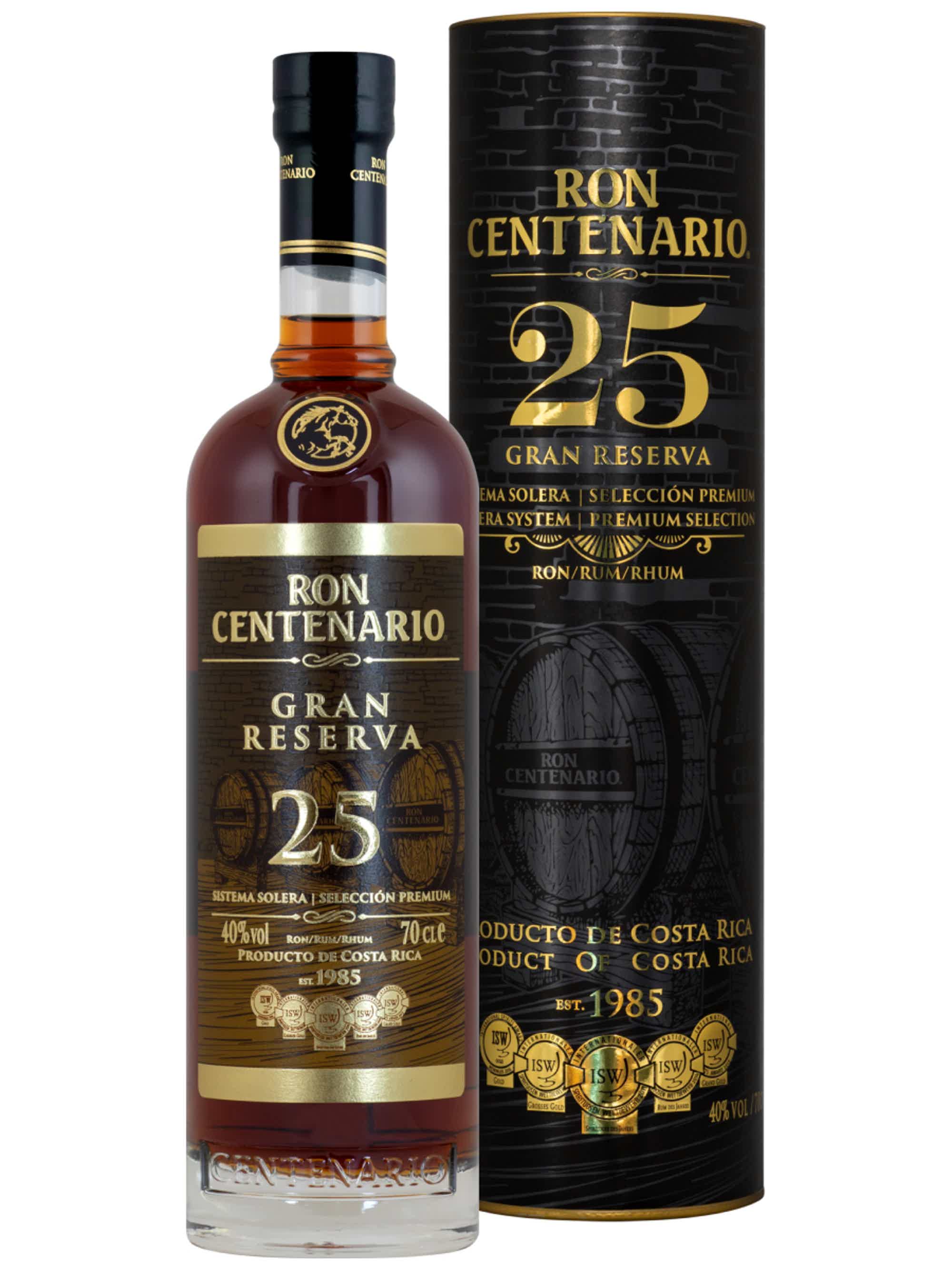 Centenario Rum 25 Gran Reserva 40.0% 0.7L, Spirits