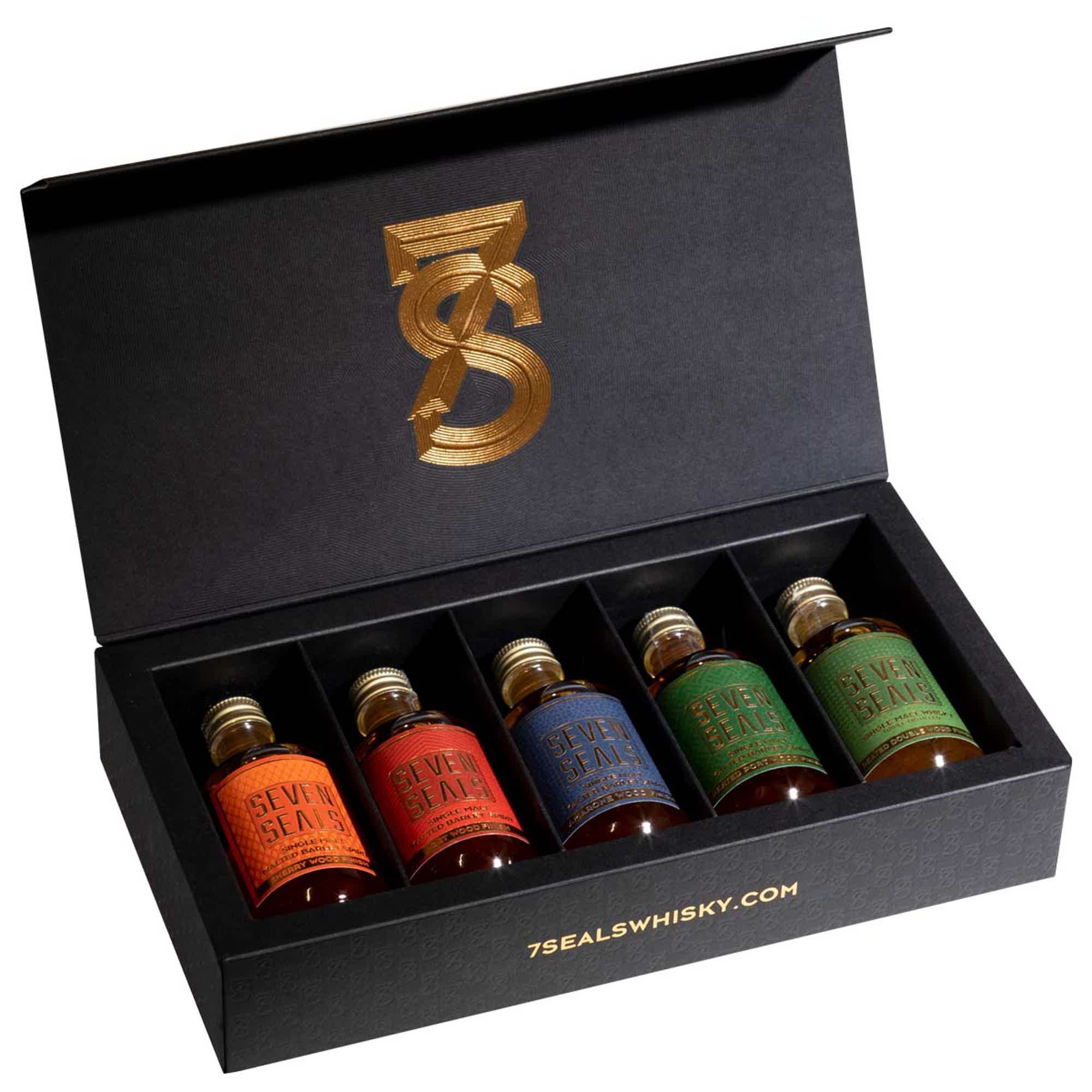 Seven Seals Tasting- Box Classic 5x 5ml 48.54% 0.25L, Spirits