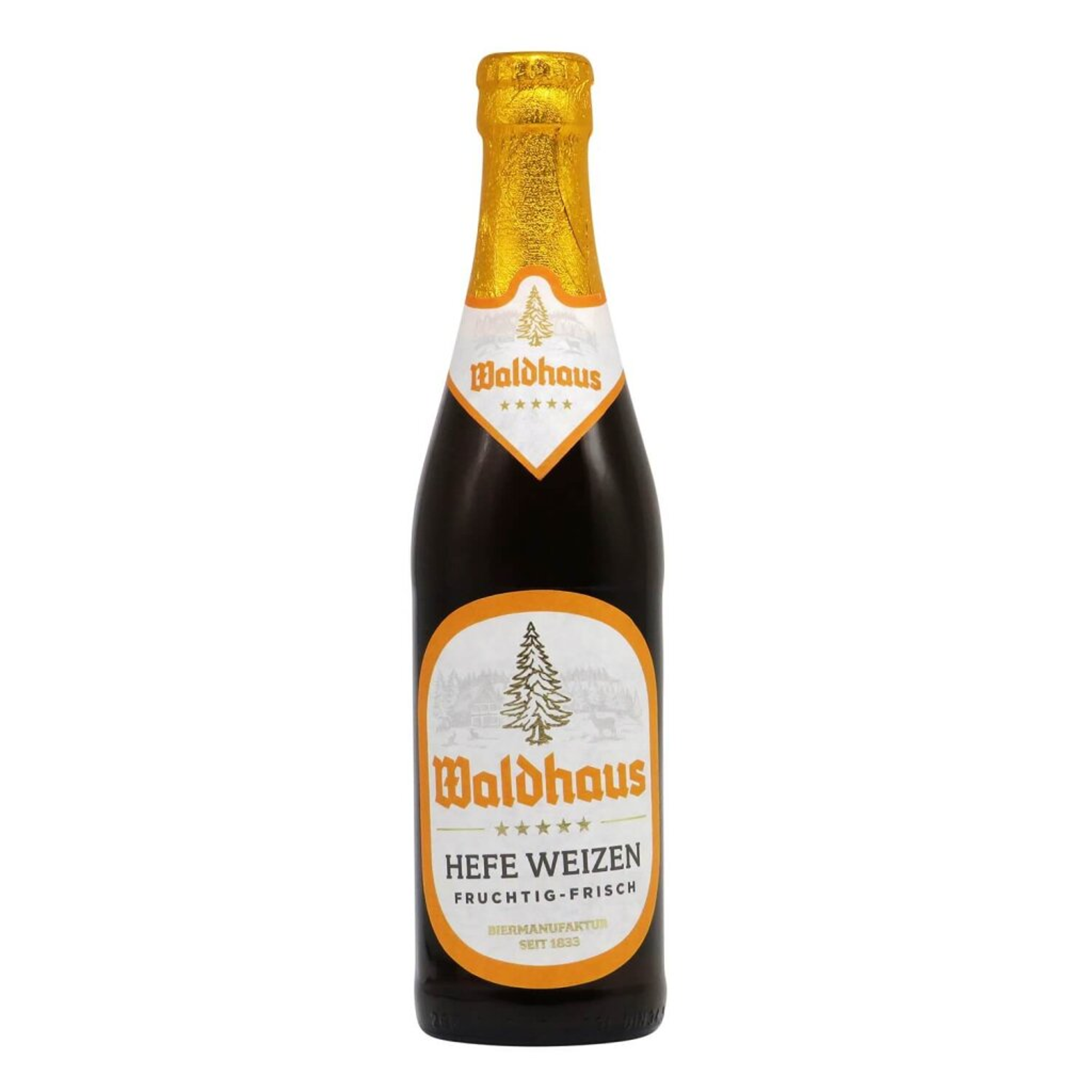 Waldhaus Hefe-Weizen 0,33l 5.6% 0.33L, Beer