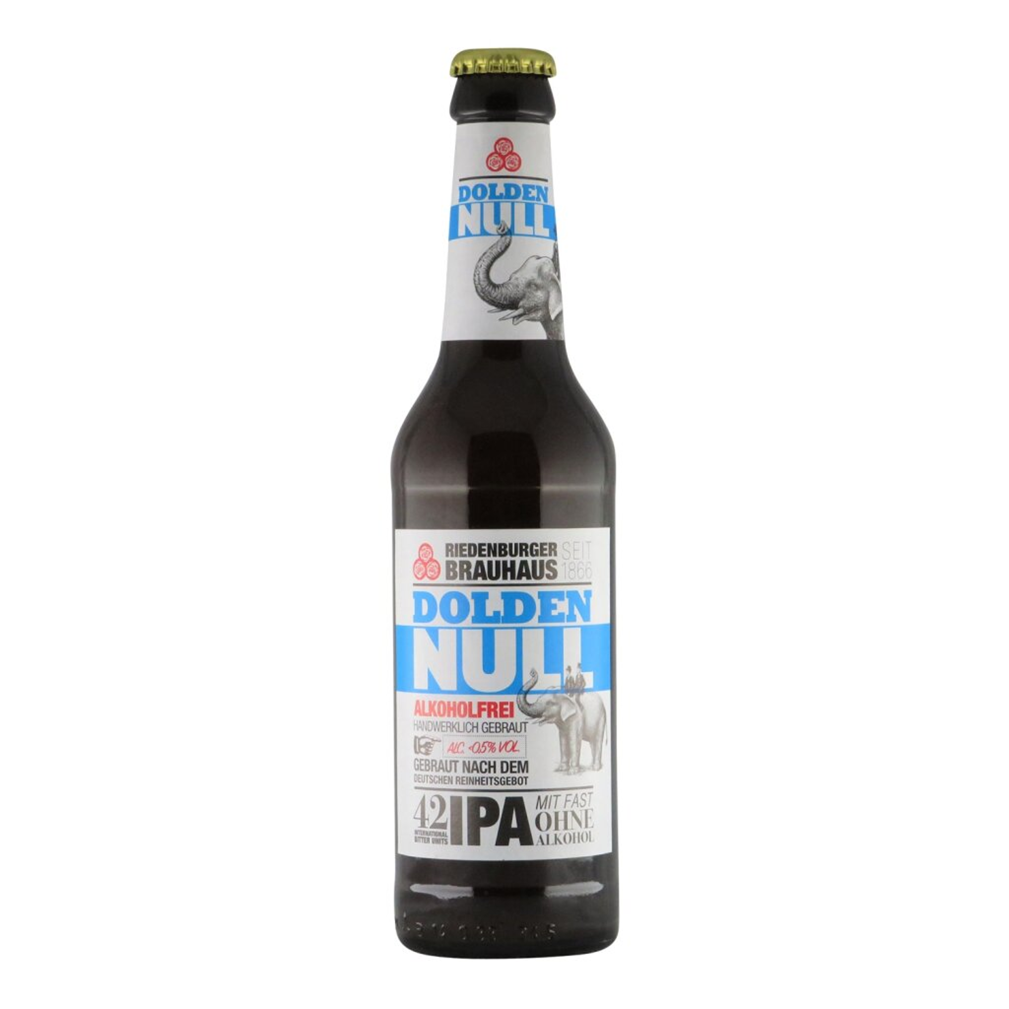 Riedenburger Dolden Null IPA alkoholfrei BIO 0,33l 0.5% 0.33L, Beer