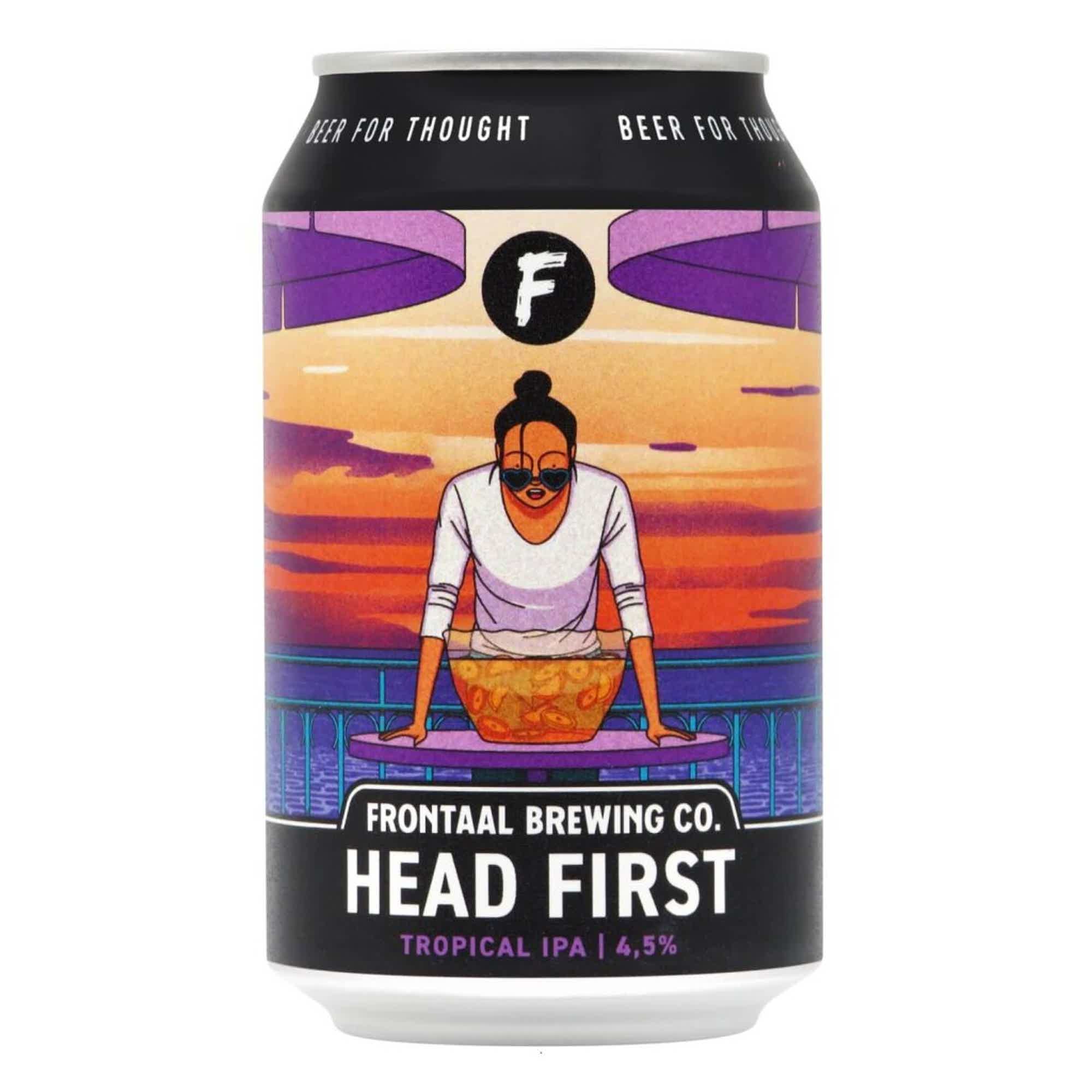 Frontaal Head First Tropical IPA 0,33l 4.5% 0.33L, Beer