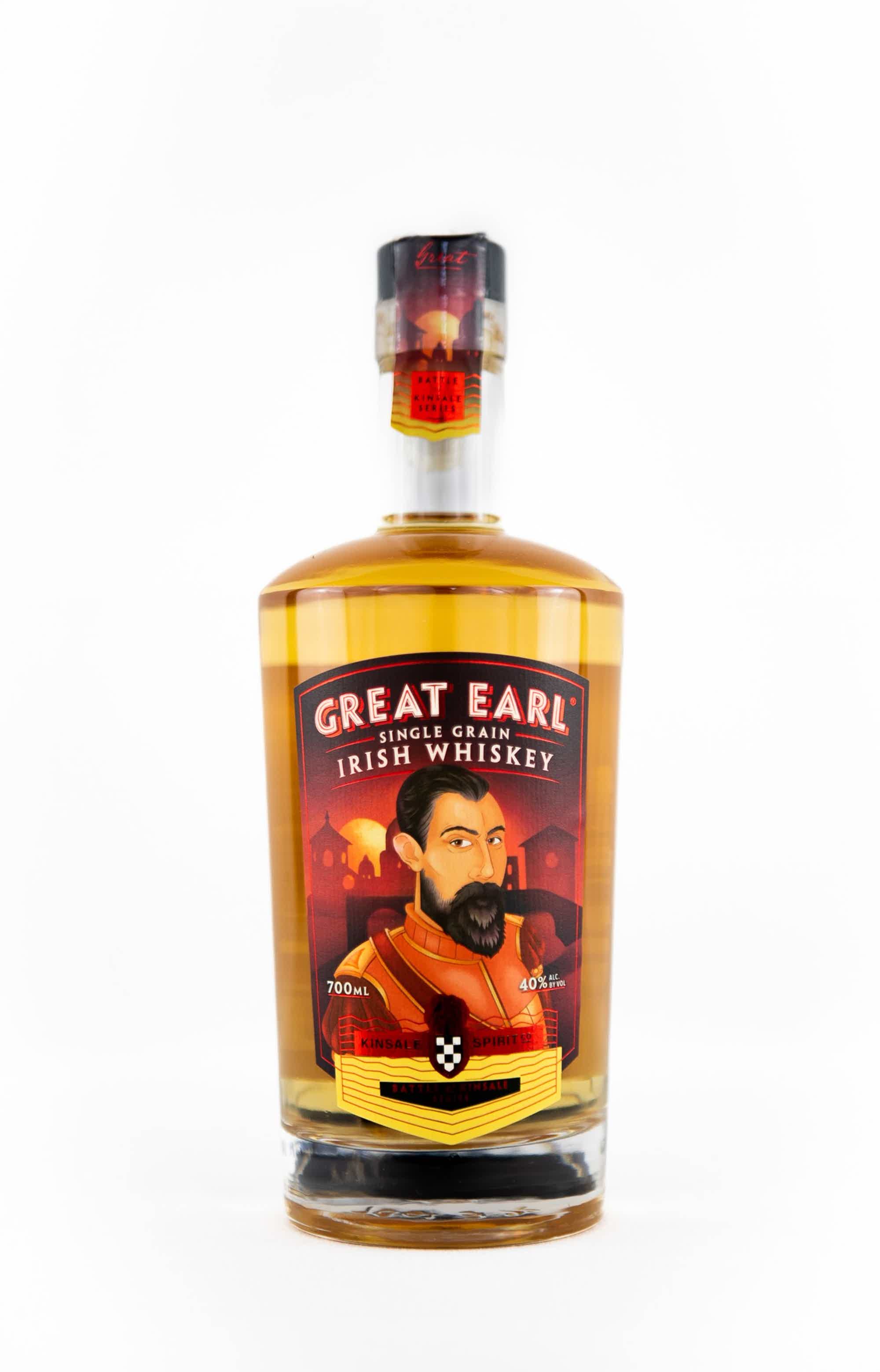 Great Earl Single Grain Irish Whiskey 40.0% 0.7L, Spirits
