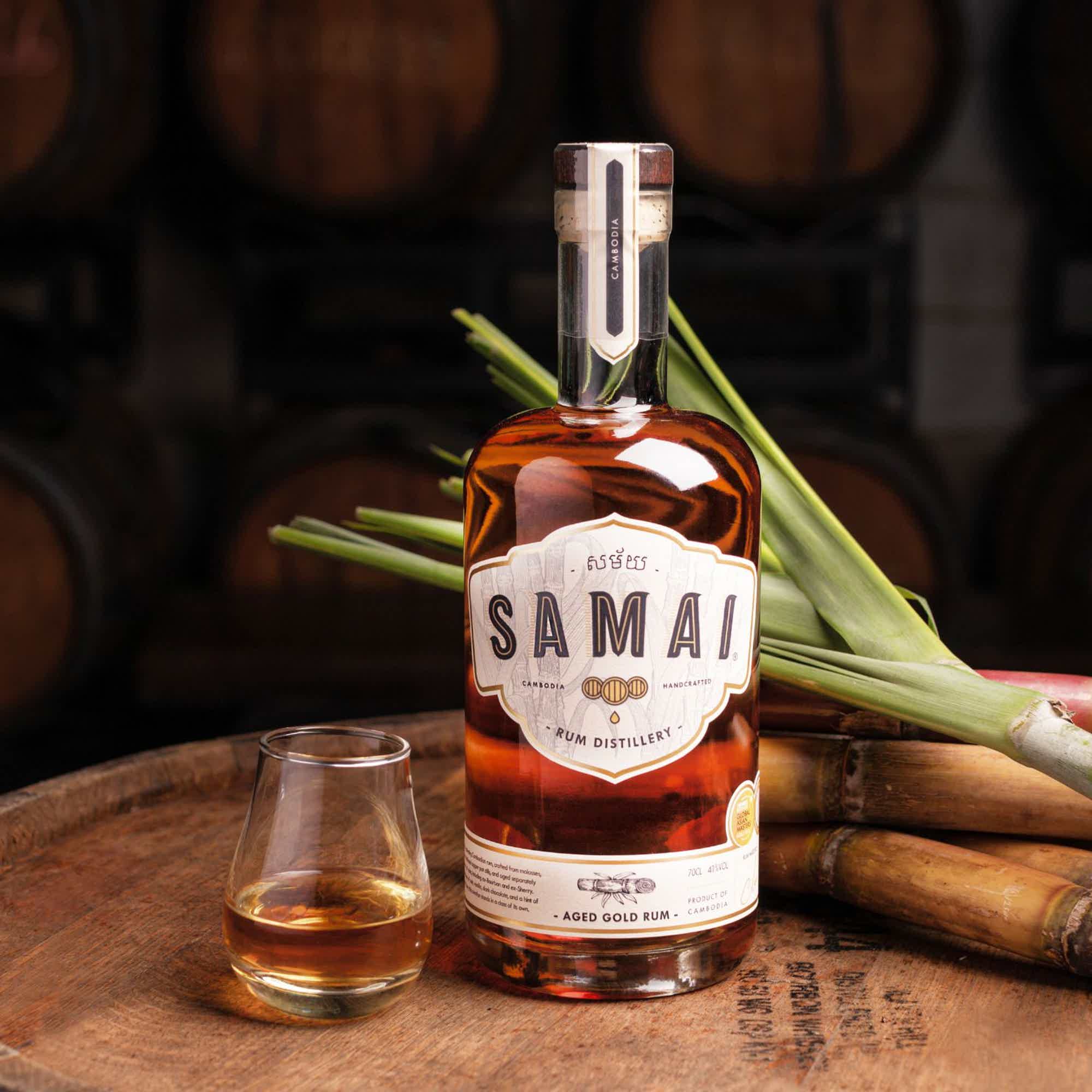 Samai Gold Rum 0,7l. 41.0% 0.7L, Spirits