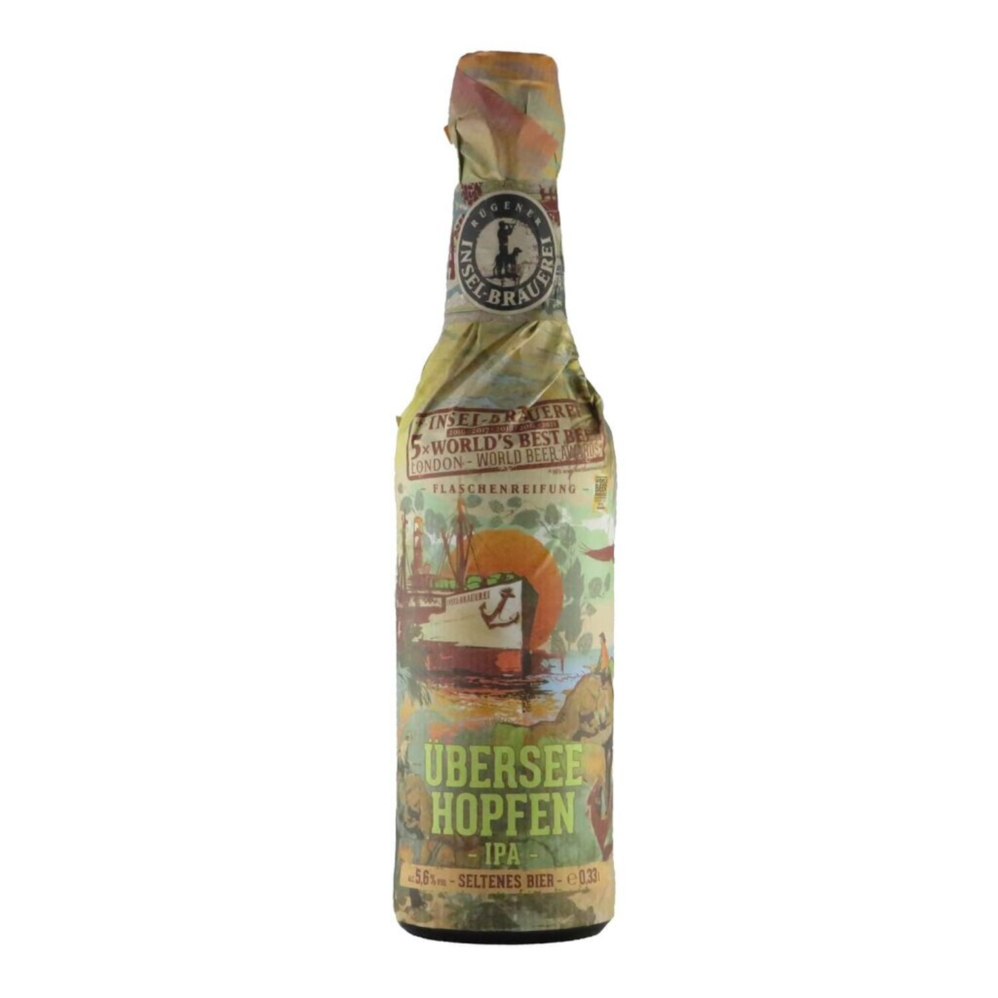 Insel-Brauerei Überseehopfen IPA 0,33l 5.5% 0.33L, Beer
