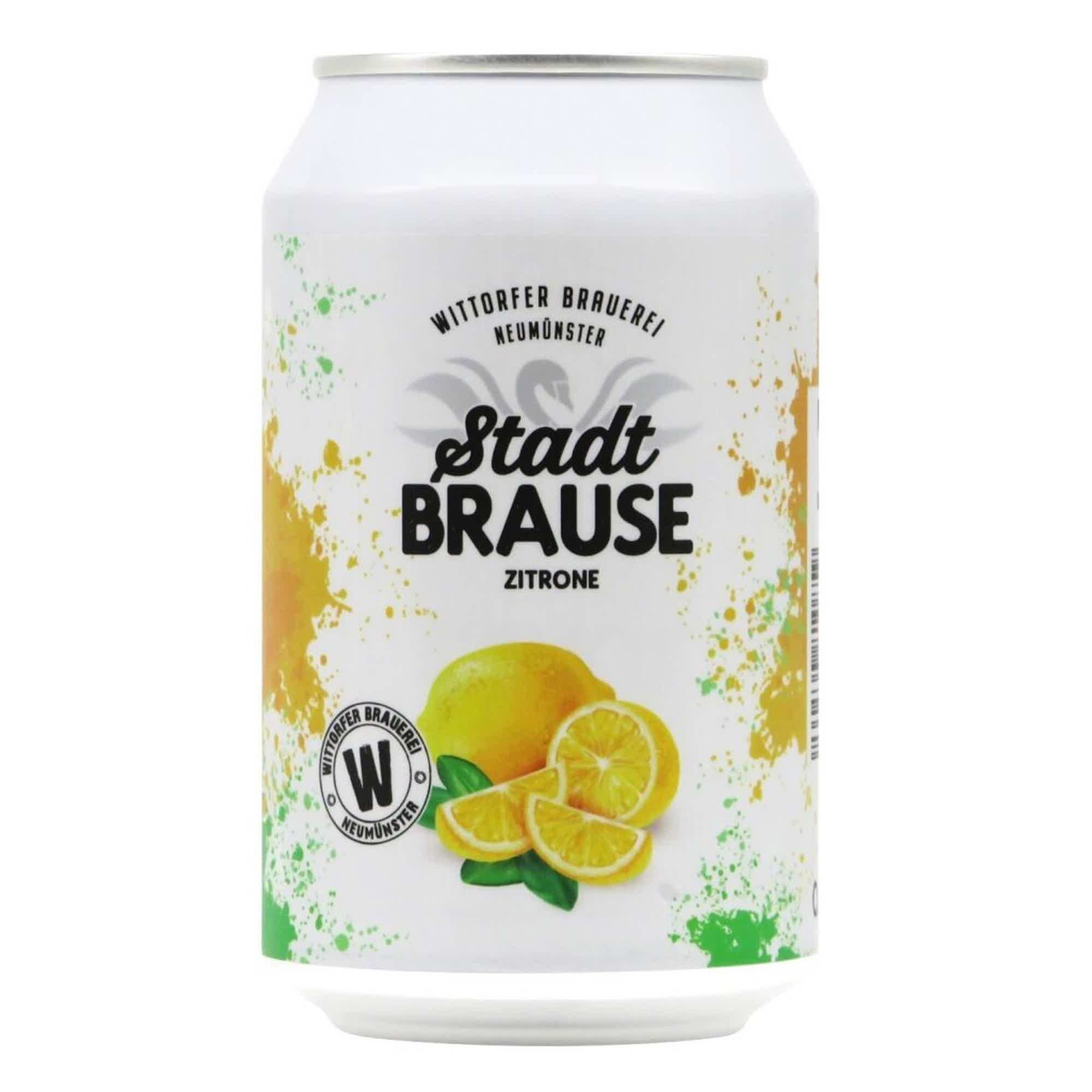 Wittorfer Stadtbrause Zitrone 0,33l 0.0% 0.33L, Beer