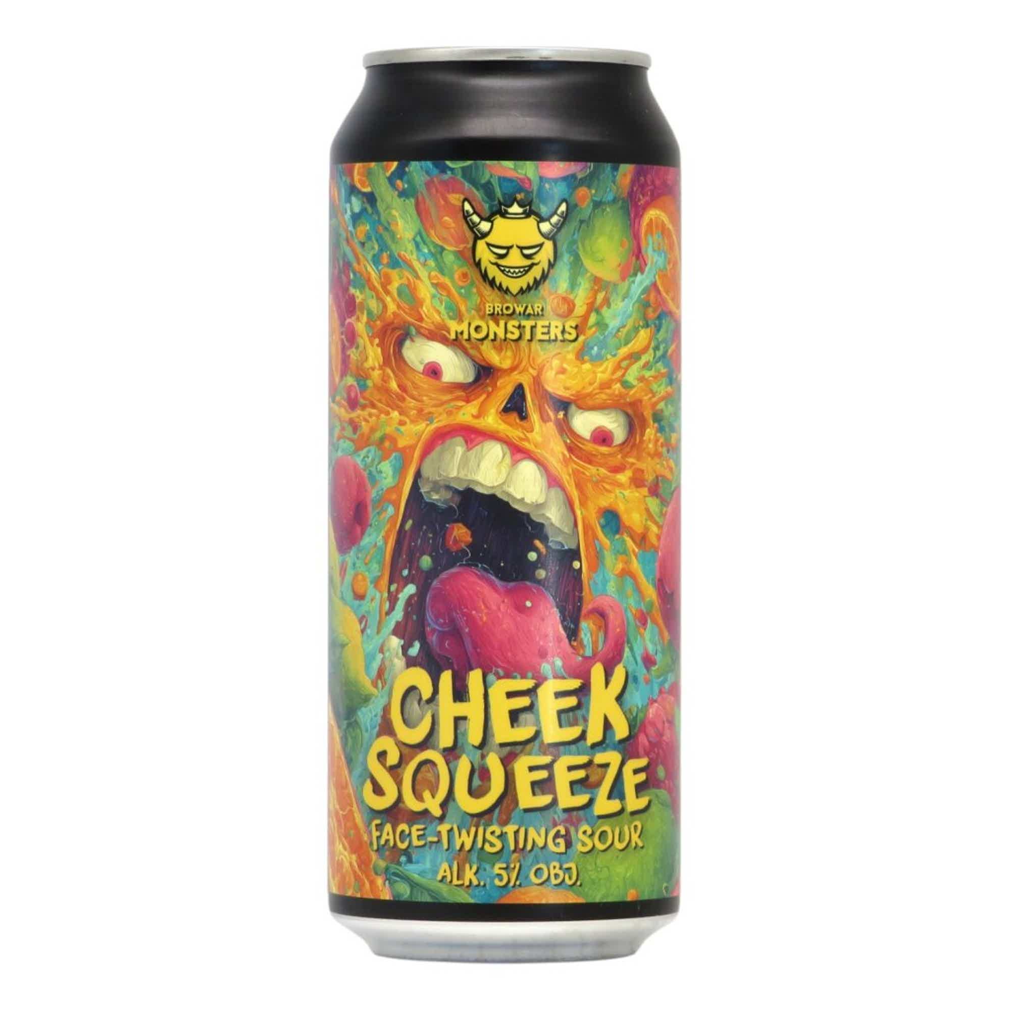 Browar Monsters Cheek Squeeze! Dace-Twisting Sour 0,5l 5.0% 0.5L, Beer