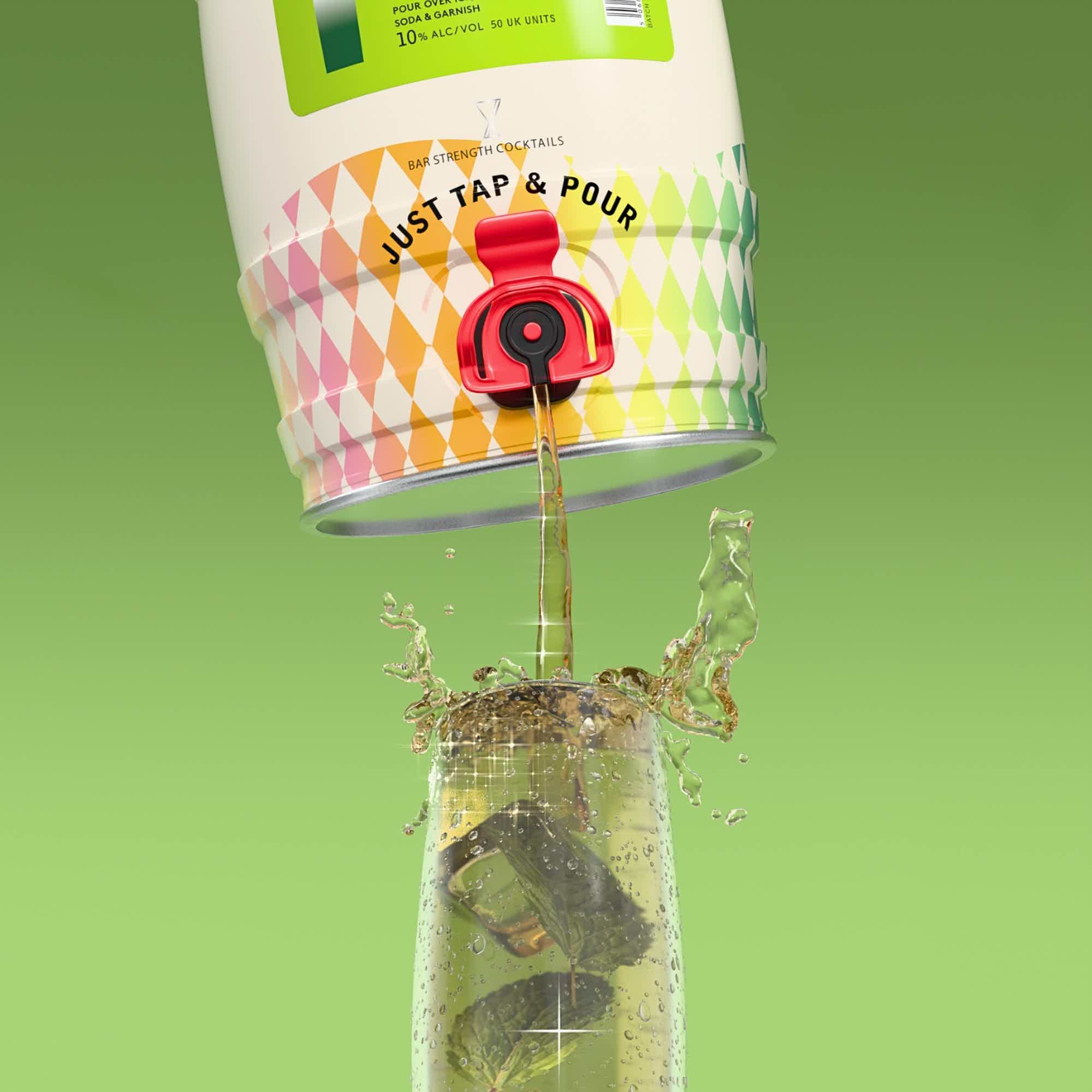 Mojito 5L Party Keg 10.0% 5.0L, Spirits