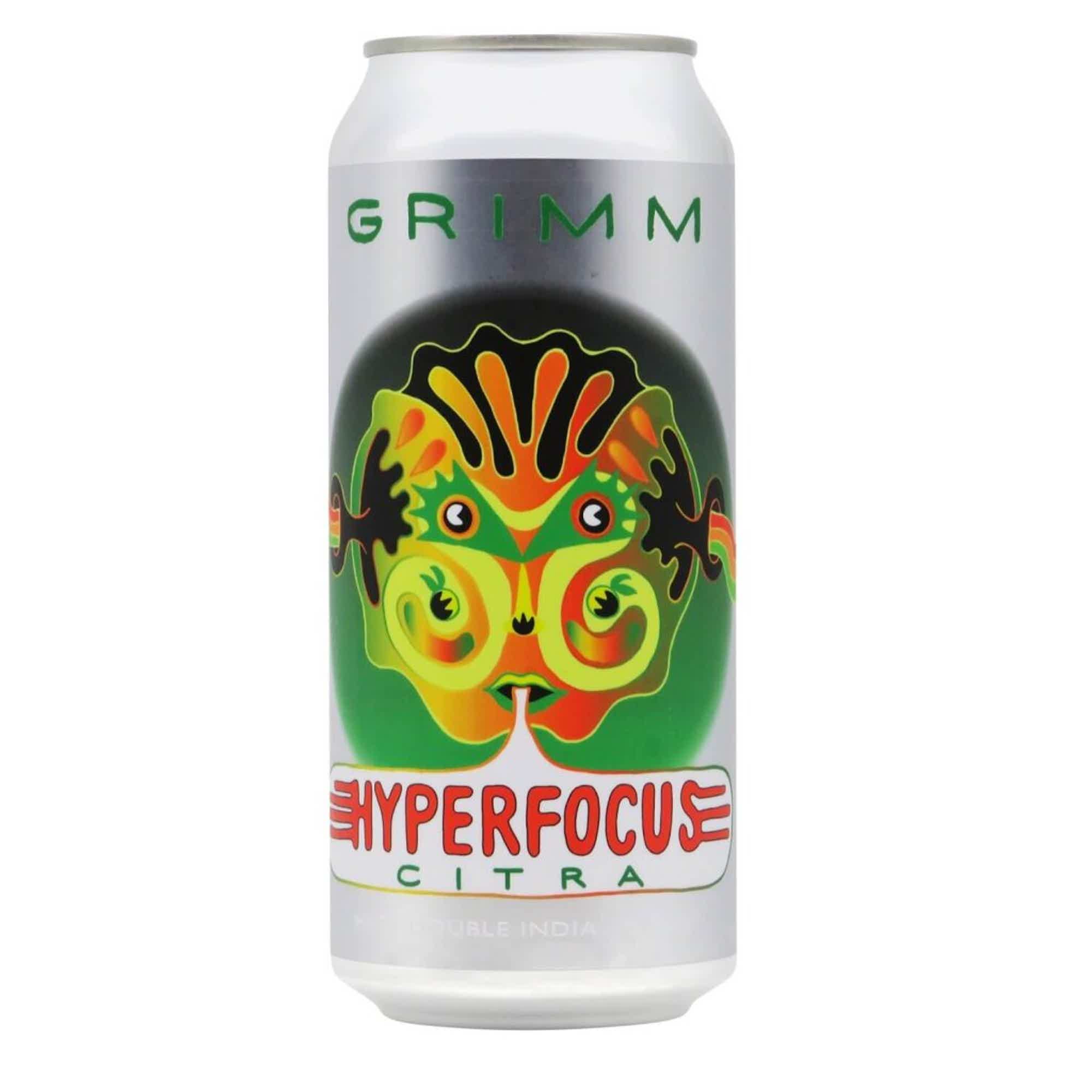 Grimm Hyperfocus Citra Double New England IPA 0,473l 8.0% 0.473L, Beer