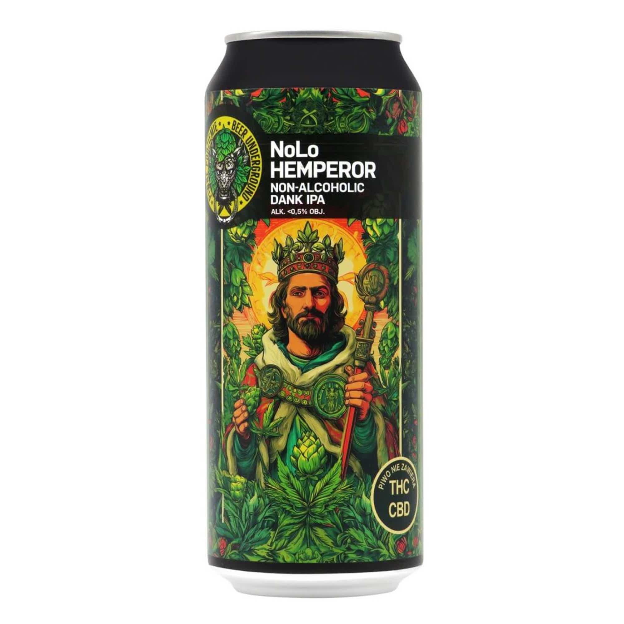 Beer Underground NoLo - Hemperor Non-Alcoholic Dank IPA 0,5l 0.5% 0.5L, Beer