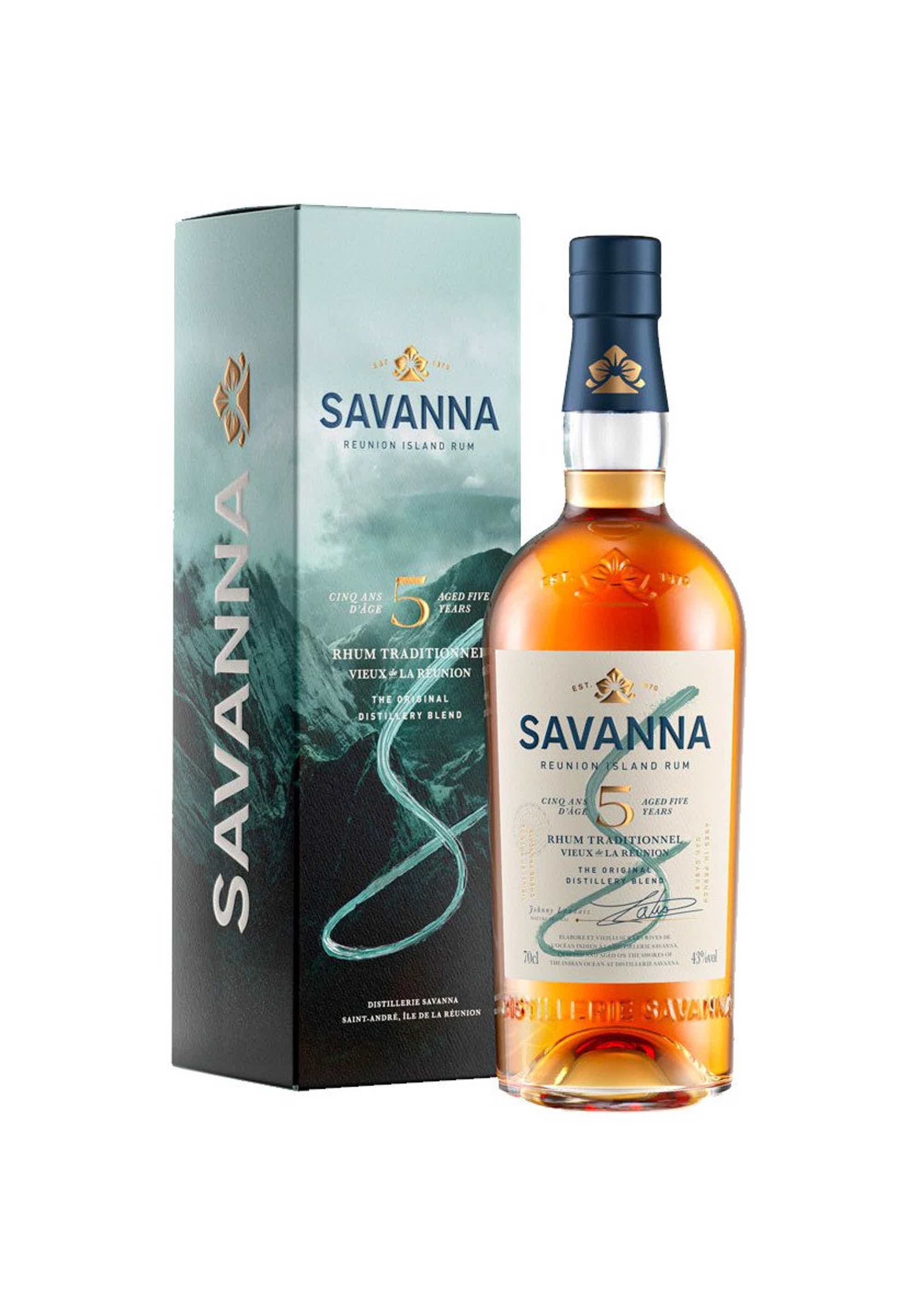 Savanna 5 ans 43.0% 0.7L, Spirits