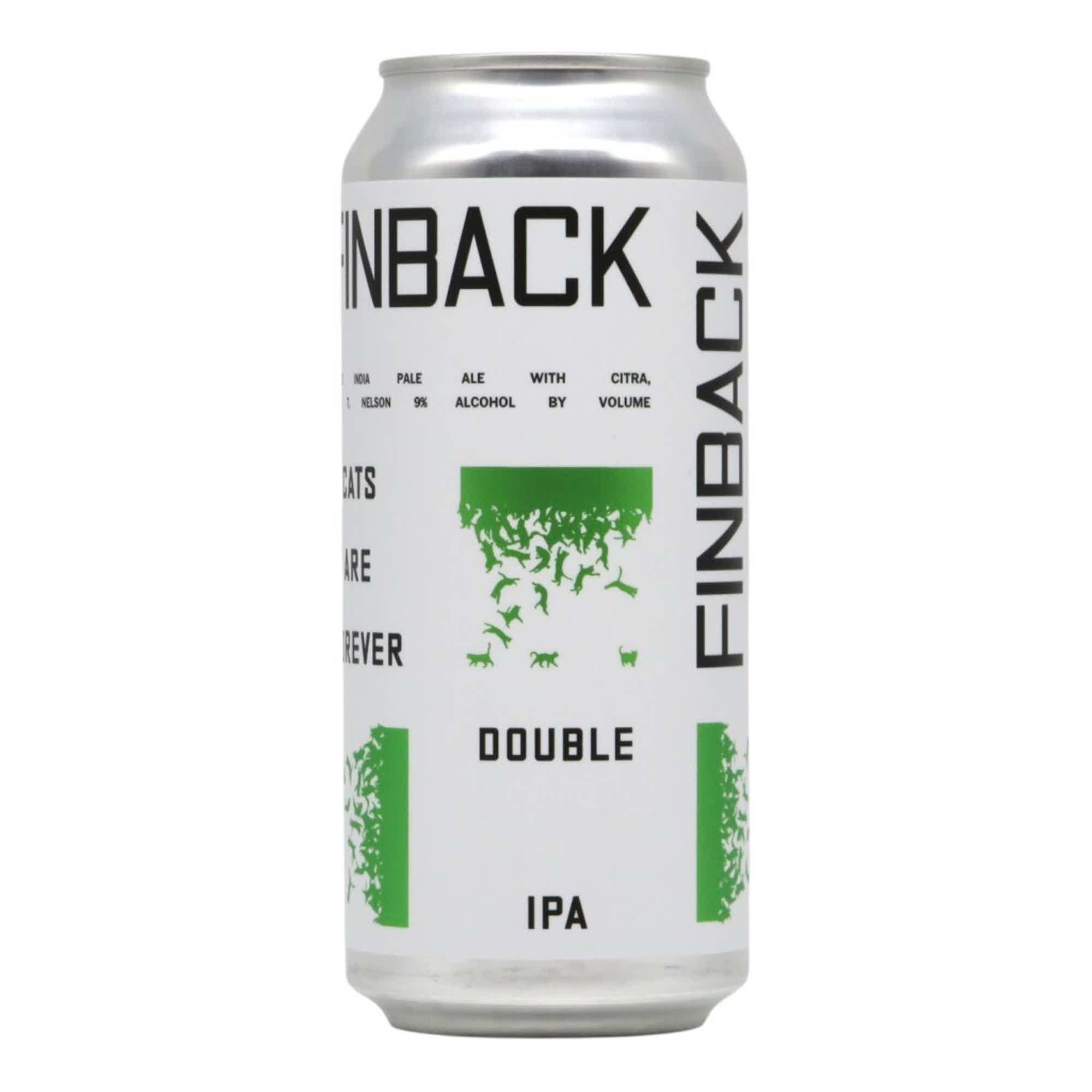 Finback/Tripping Animals Cats Are Forever Double NEIPA 0,473l 9.0% 0.473L, Beer