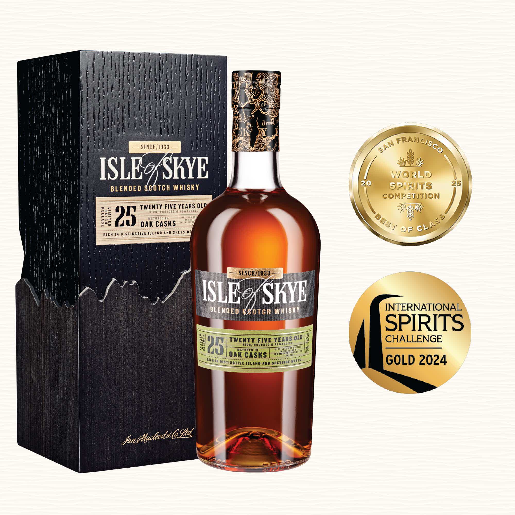 ISLE OF SKYE 25 YO 40.0% 0.7L, Spirits