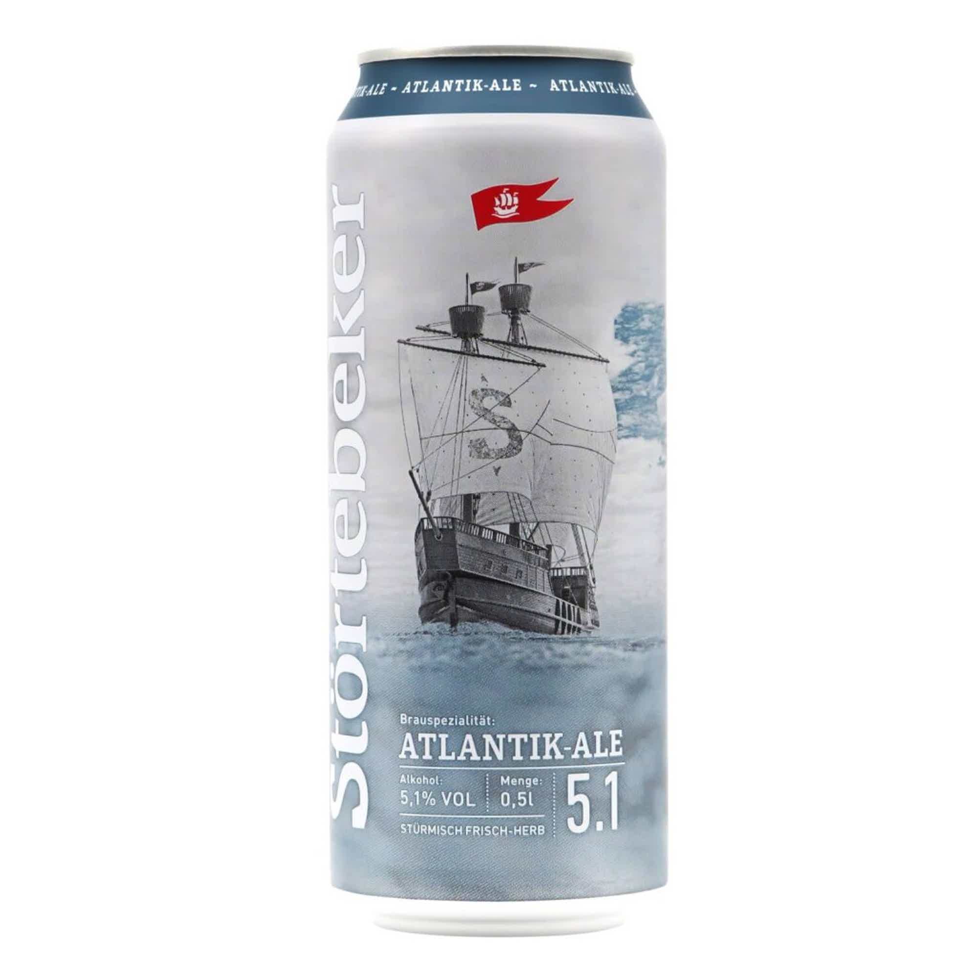 Störtebeker Atlantik Ale 0,5l Dose 5.1% 0.5L, Beer