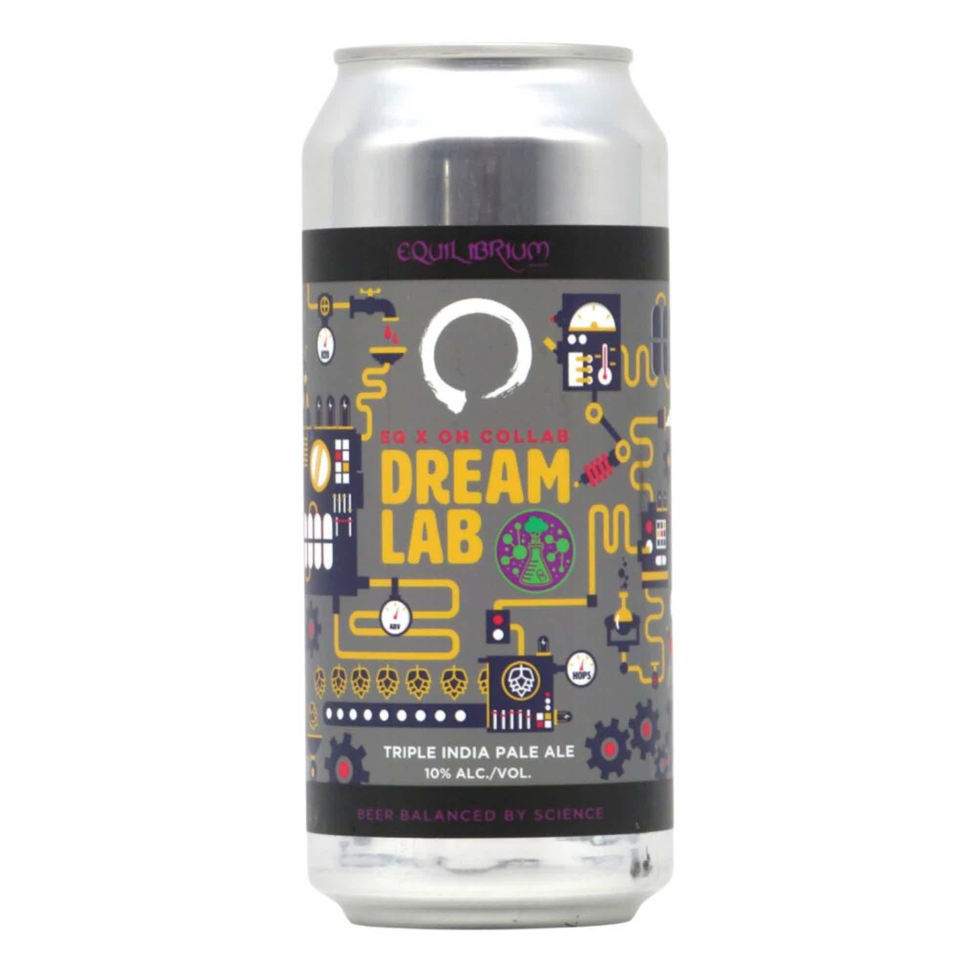Equilibrium/Other Half Dream Lab Triple IPA 0,473l 10.2% 0.473L, Beer